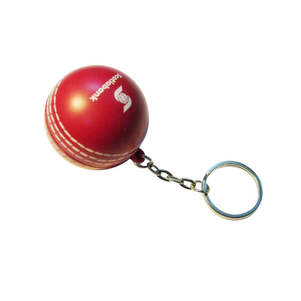 Keyring with Cricket Ball Stress Reliever - Image 8