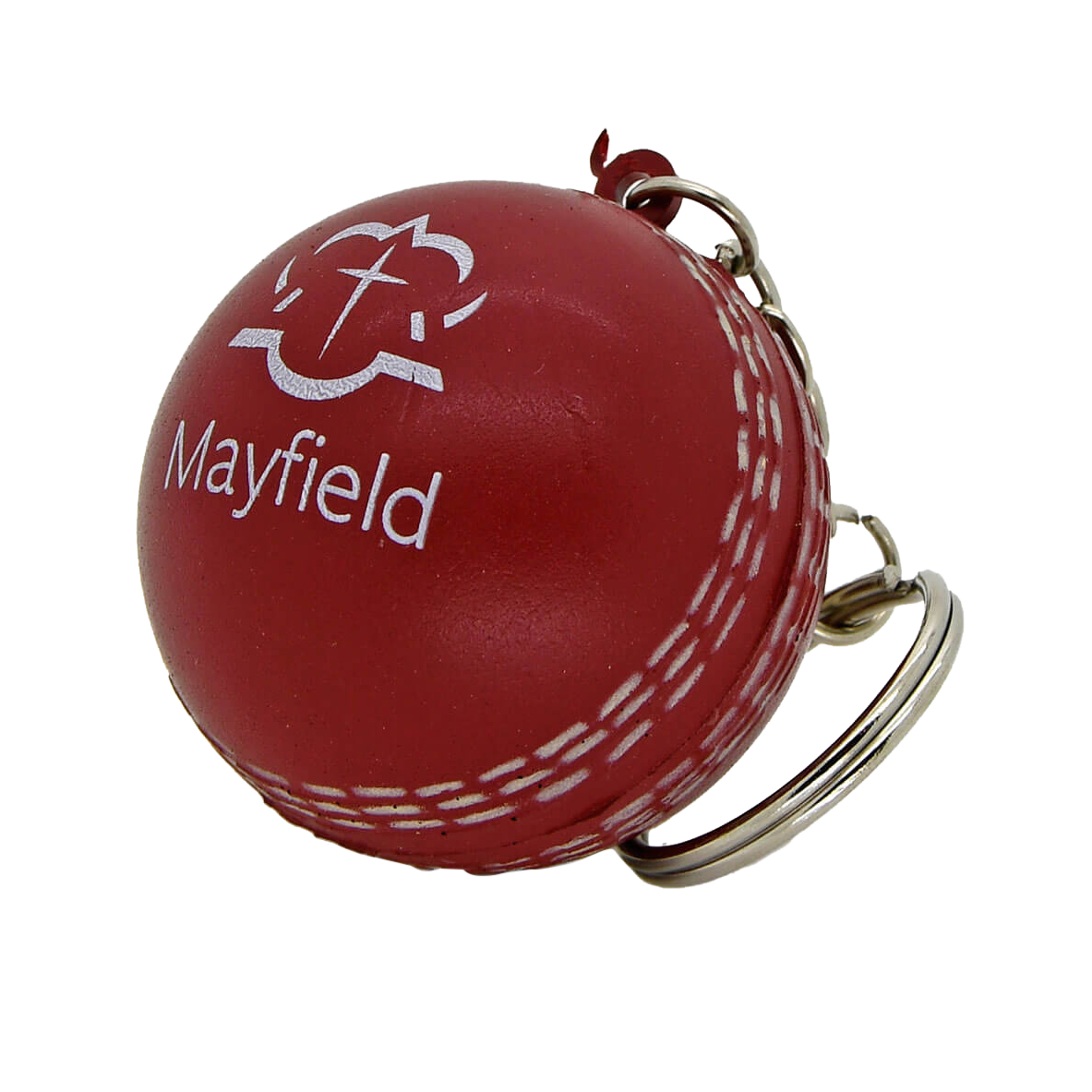 Keyring with Cricket Ball Stress Reliever - Image 4