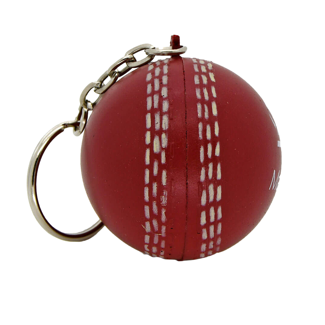 Keyring with Cricket Ball Stress Reliever - Image 6