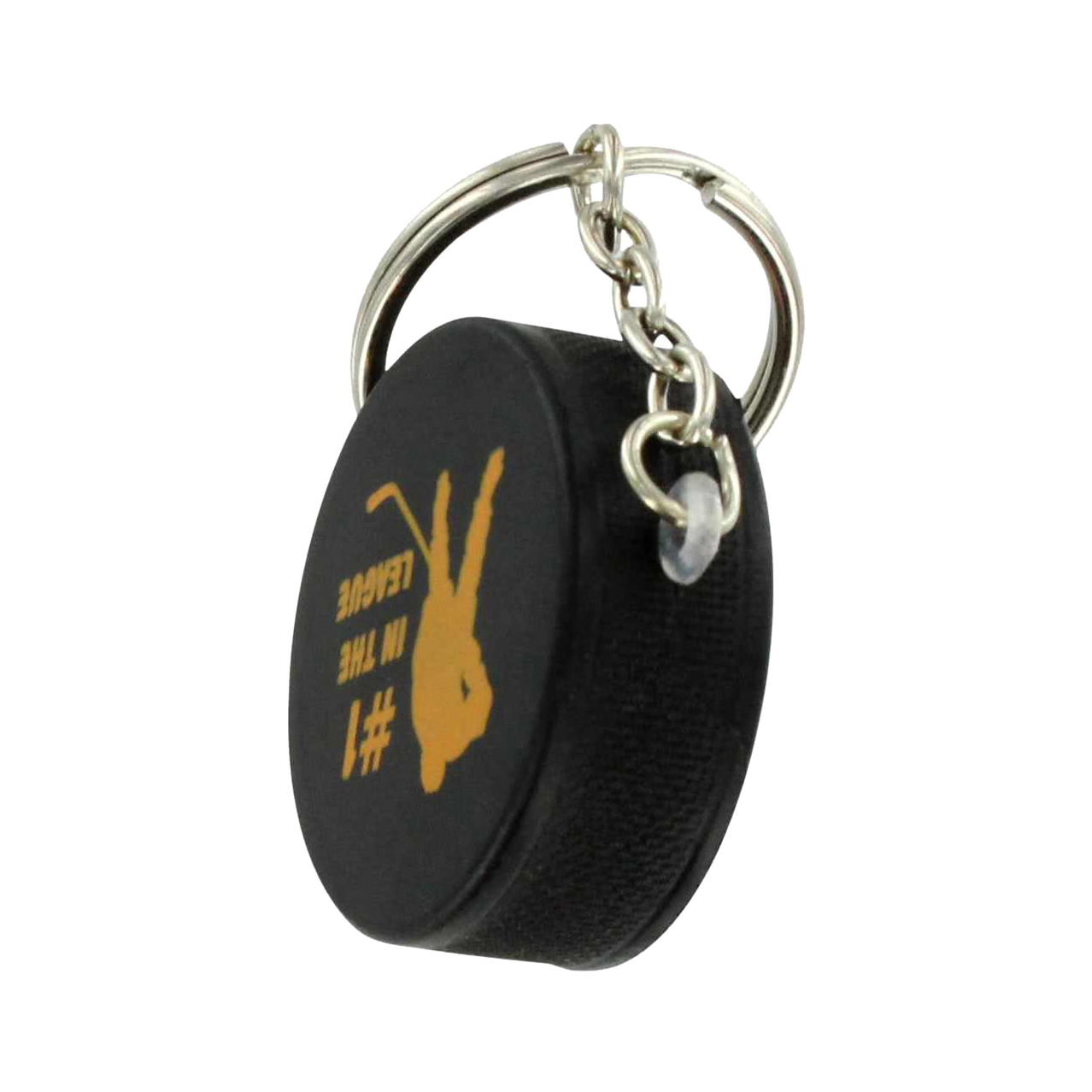Keyring with Hockey Puck Stress Reliever - Image 7
