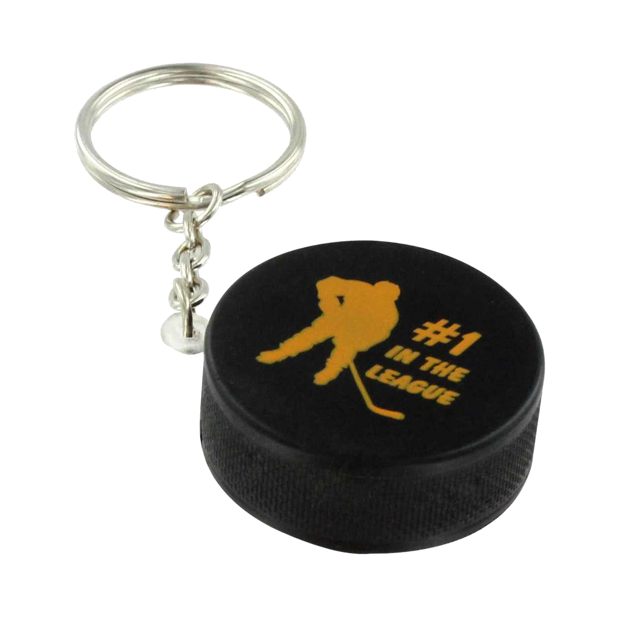 Keyring with Hockey Puck Stress Reliever - Image 6