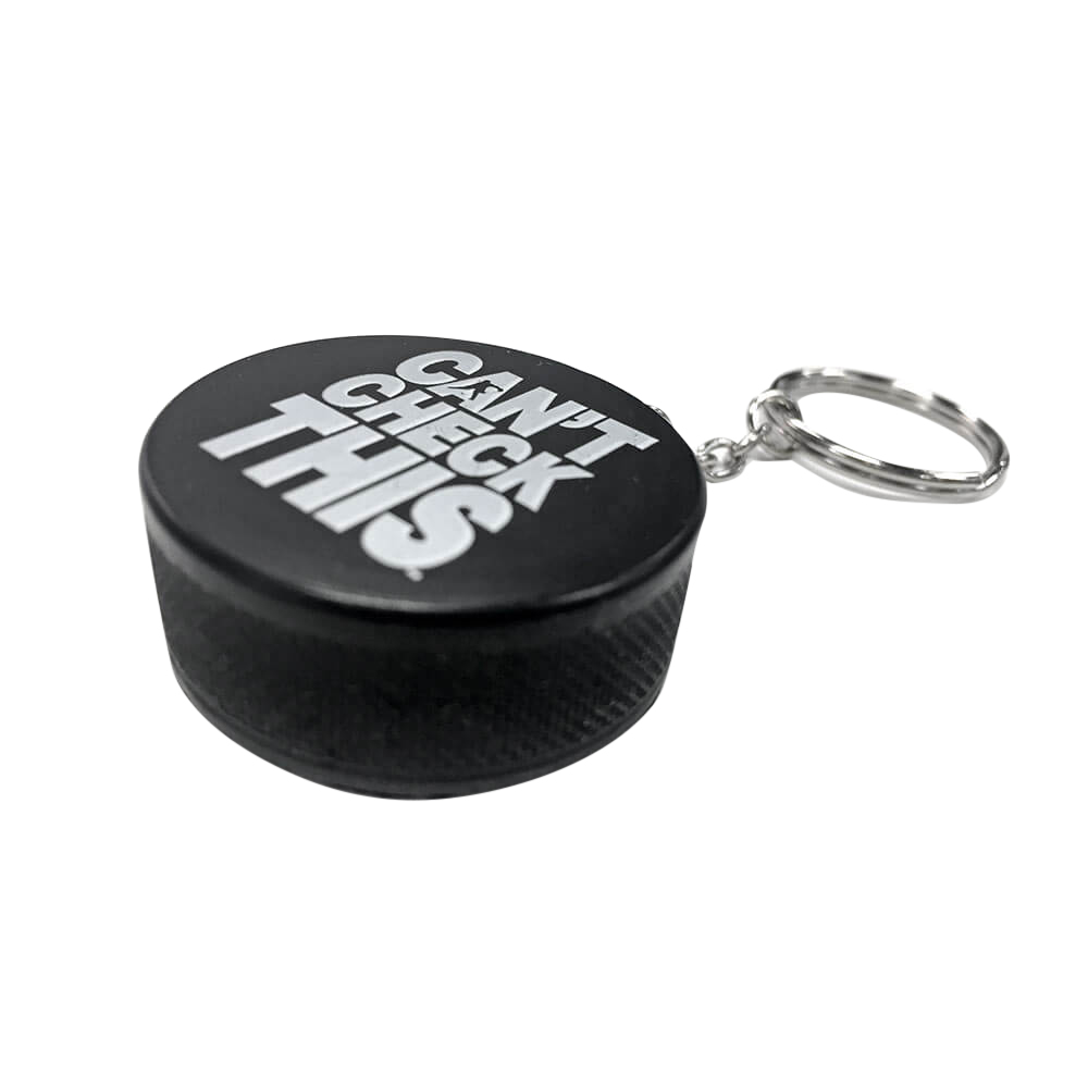 Keyring with Hockey Puck Stress Reliever - Image 5