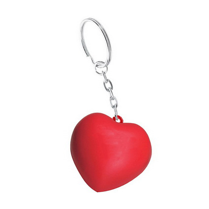 Keyring with Heart Stress Reliever - Image 7