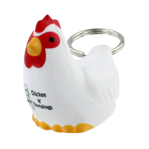 Keyring with Rooster Stress Reliever - Image 4