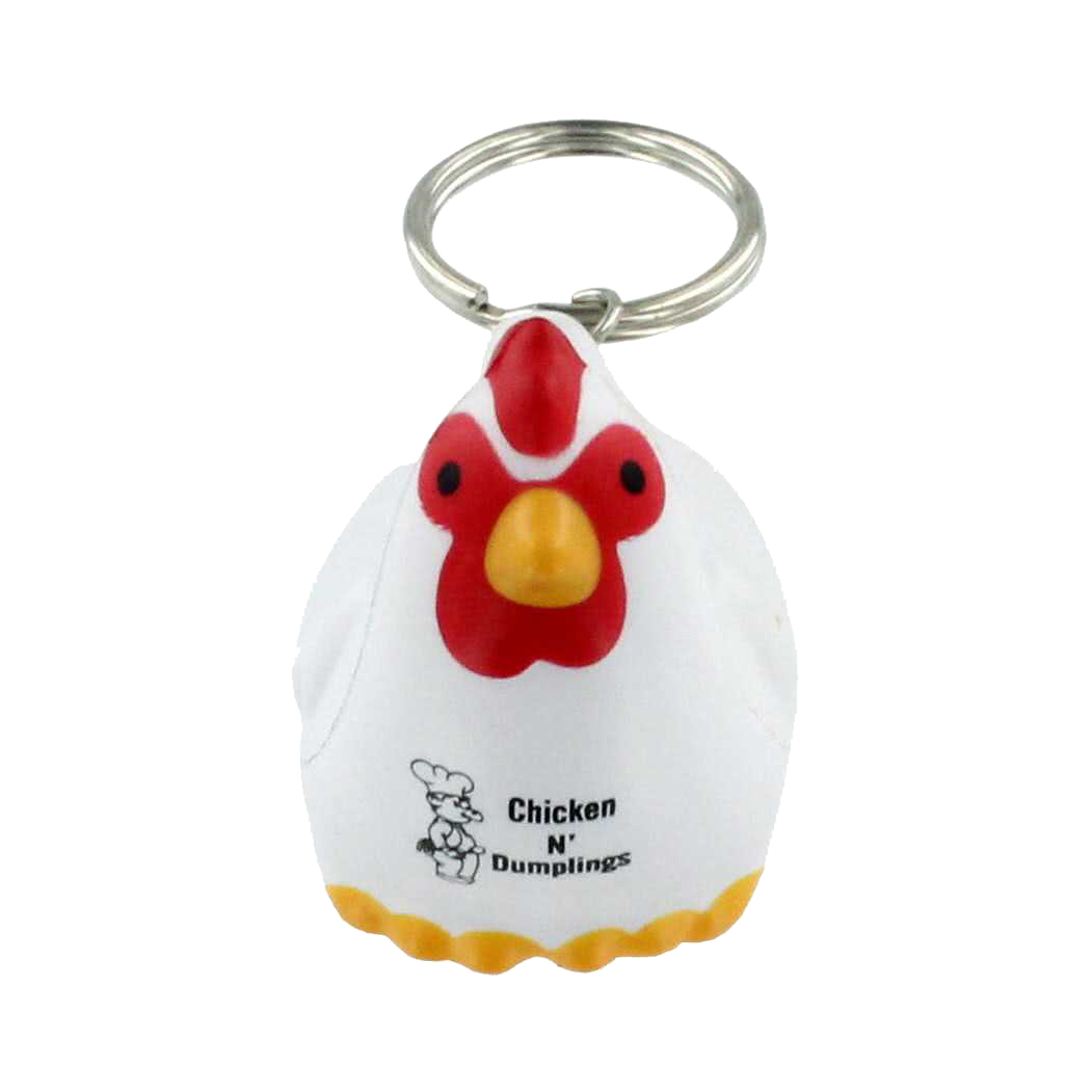 Keyring with Rooster Stress Reliever - Image 3