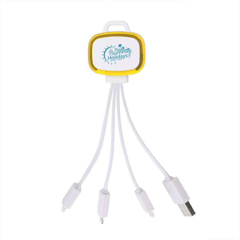 LED Charging Cable with Multiple Connectors - Image 3