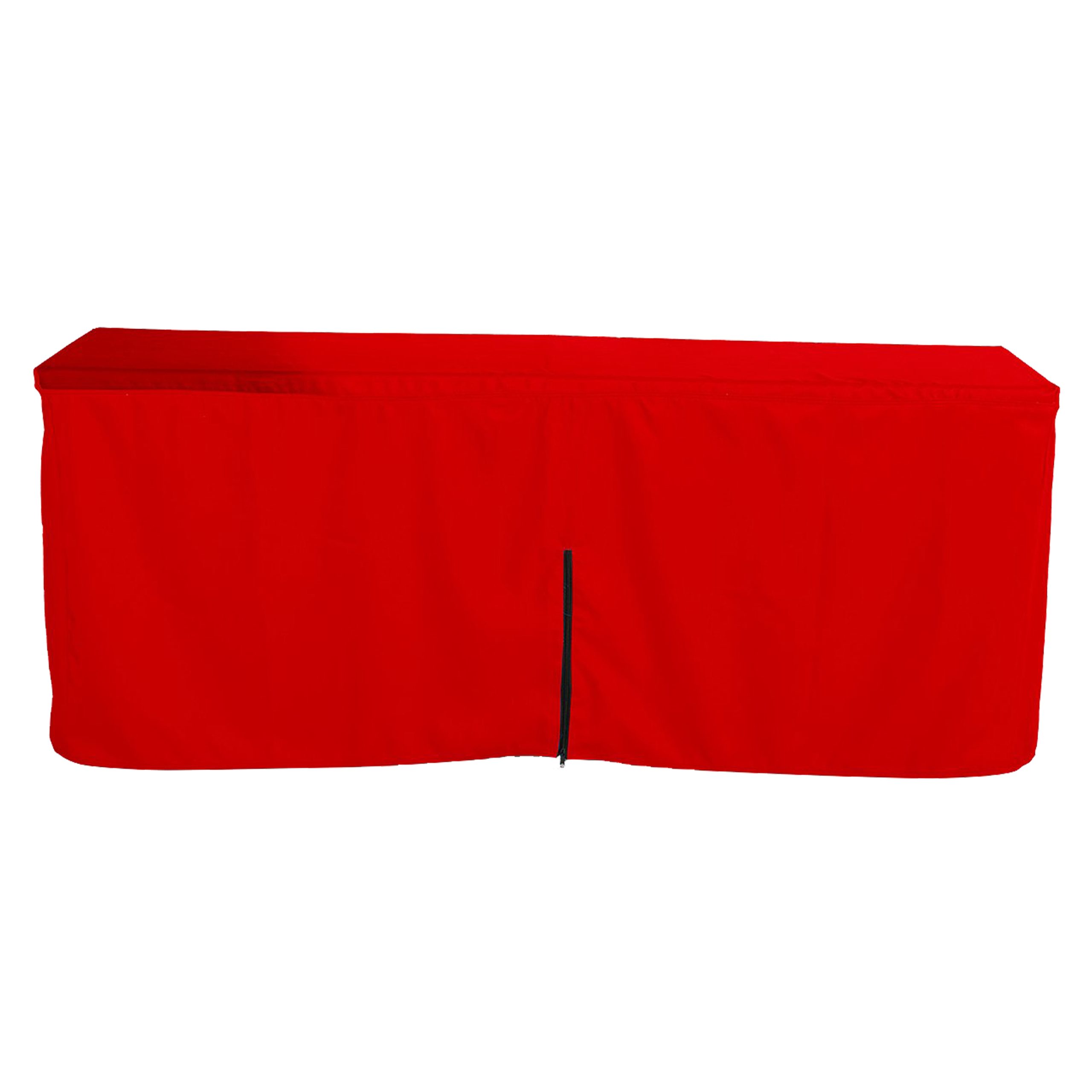 Fitted Table Cloth with Zipper Back * 4ft - Image 5