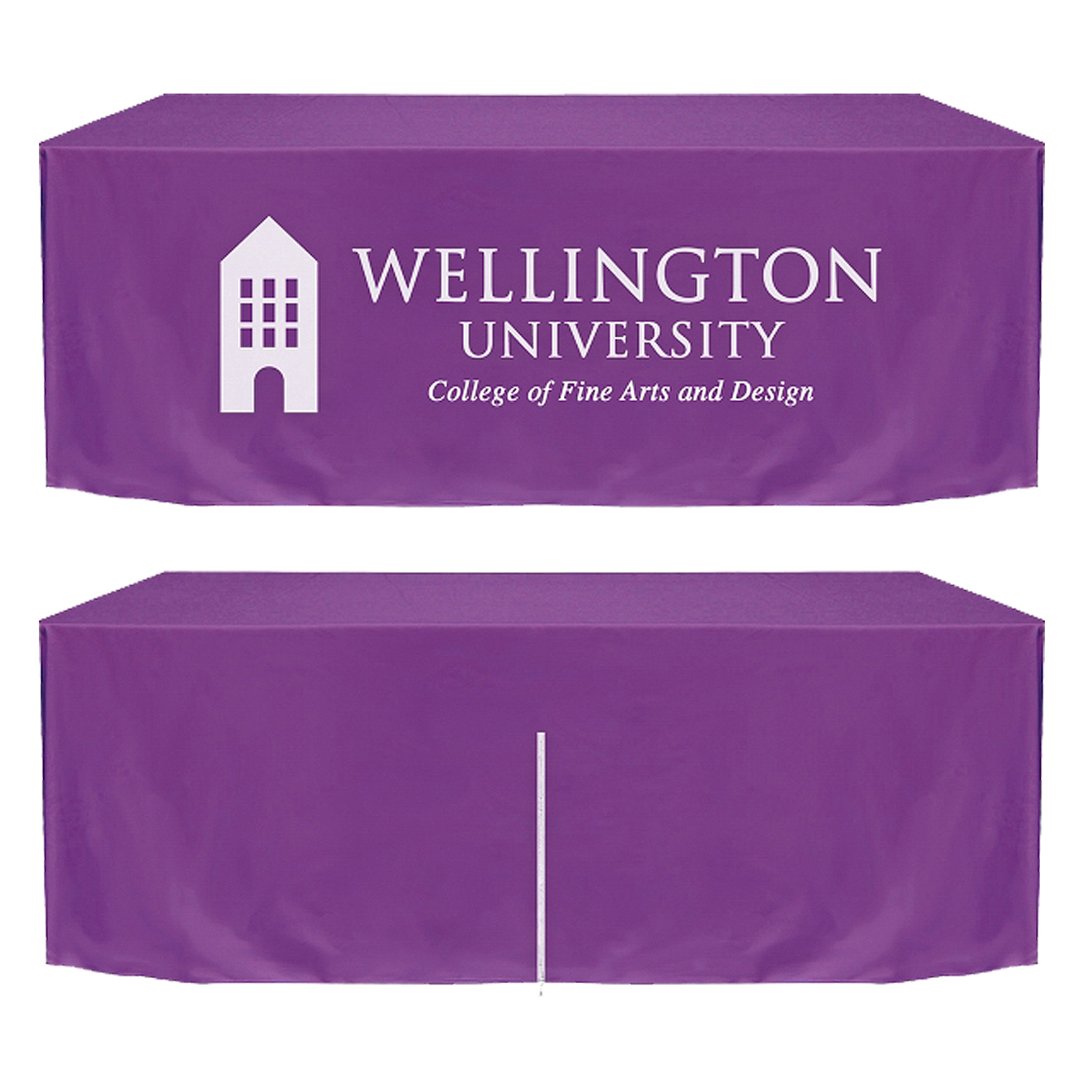 Fitted Table Cloth with Zipper Back * 4ft - Image 3