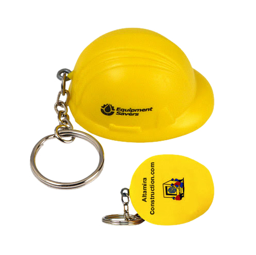 Keyring with Helmet Stress Reliever - Image 3