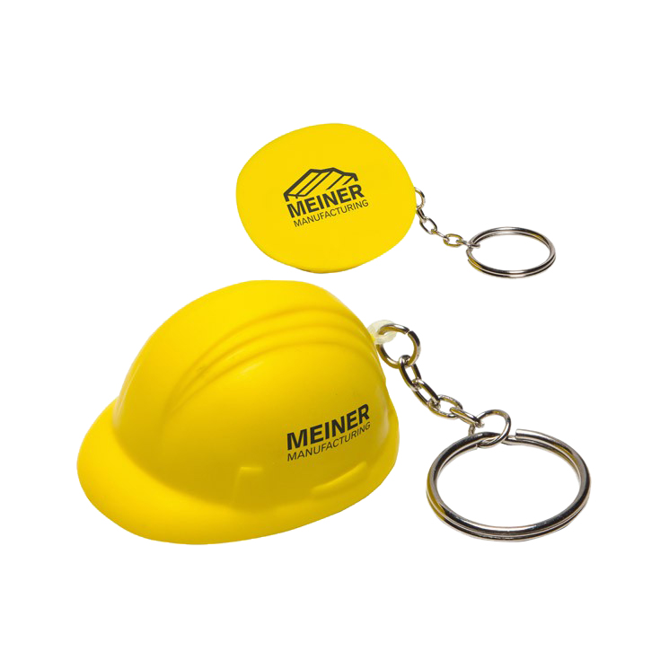 Keyring with Helmet Stress Reliever - Image 4