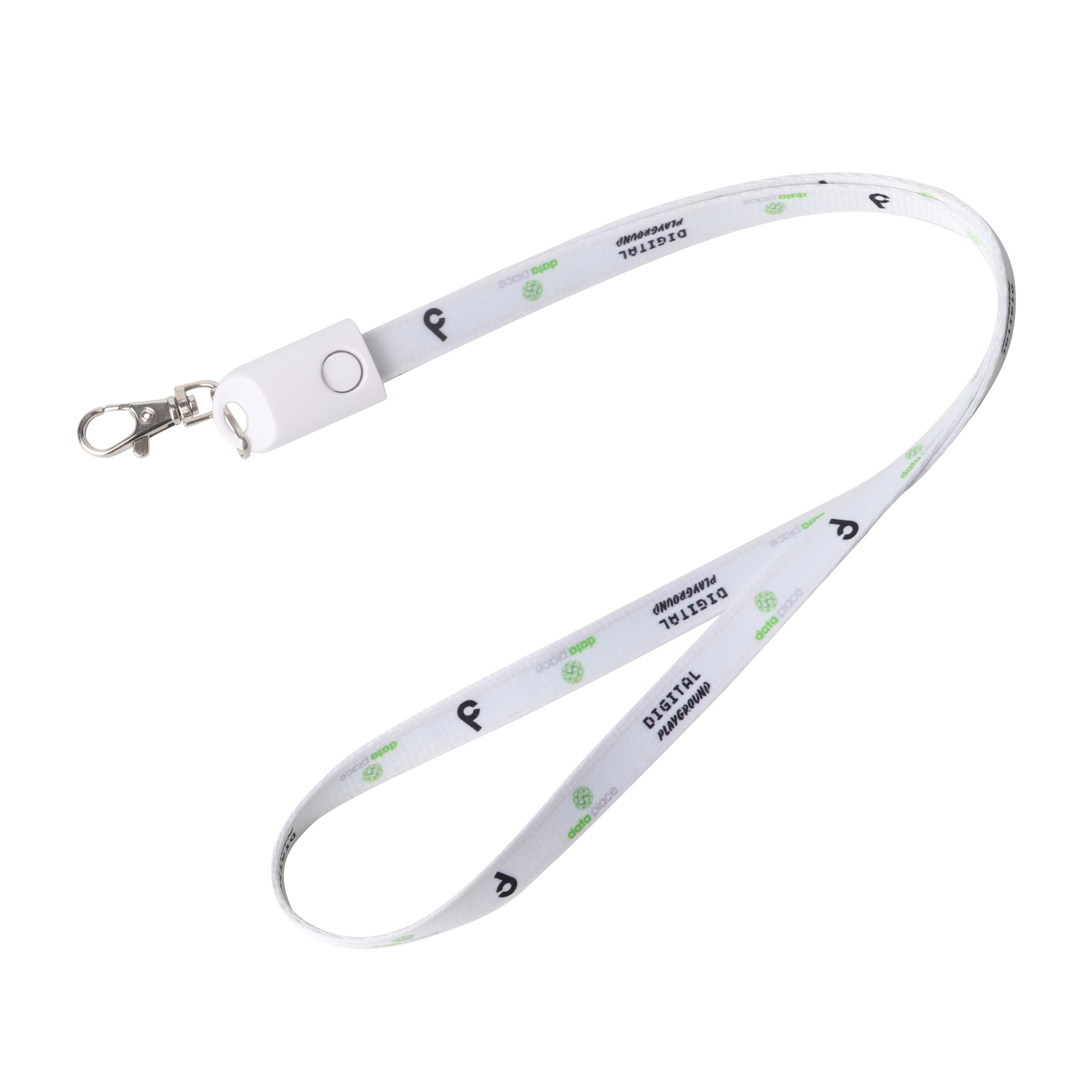 Polyester Lanyard Charging Cable - Image 3