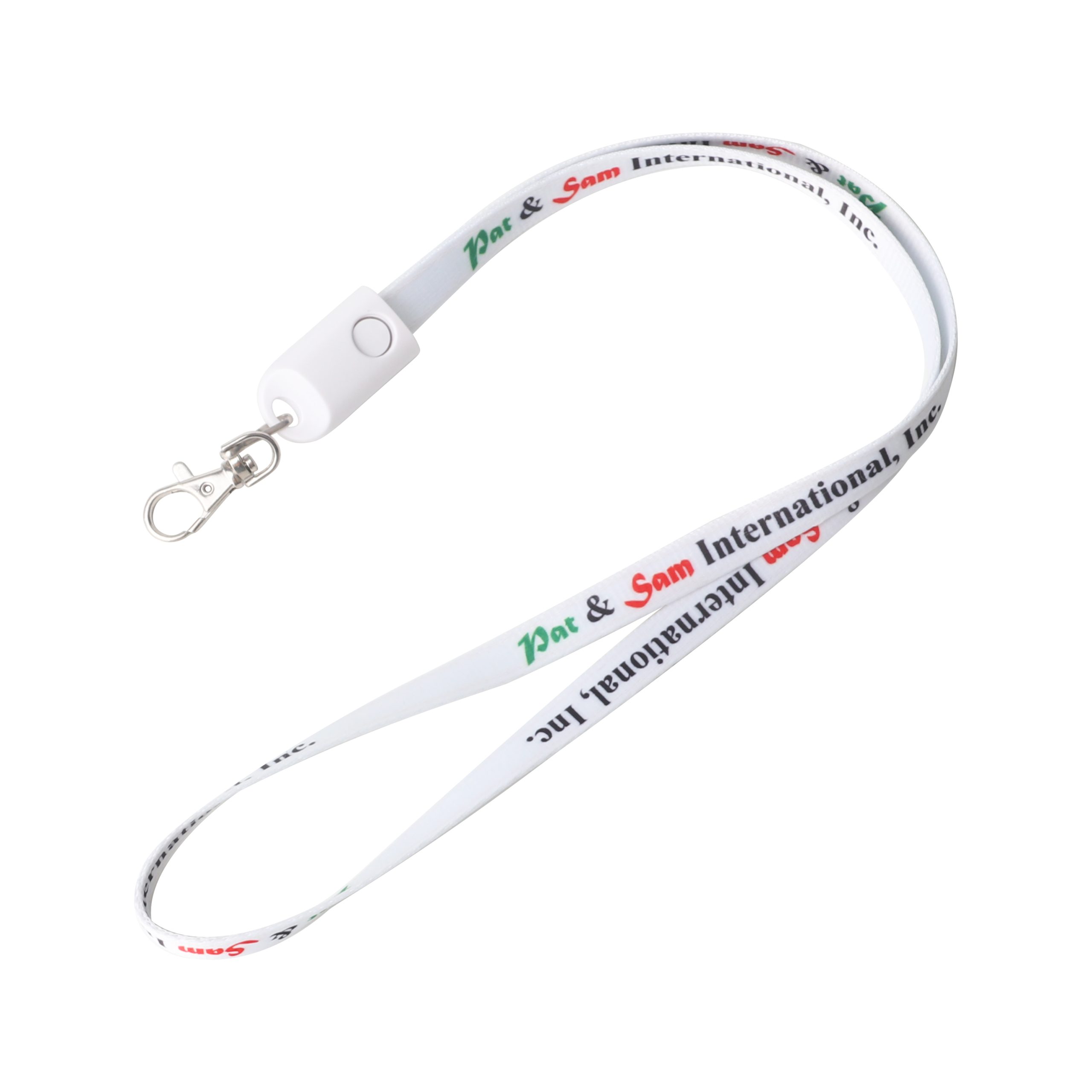 Polyester Lanyard Charging Cable - Image 4