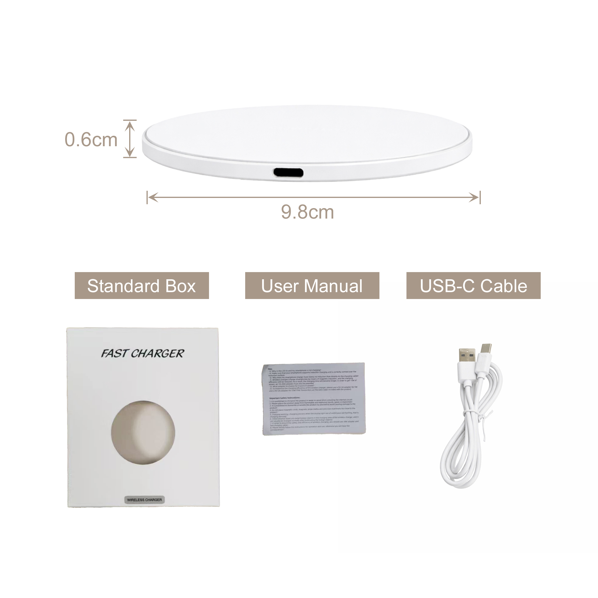 Round Luminous Fast Wireless Charger - Image 5