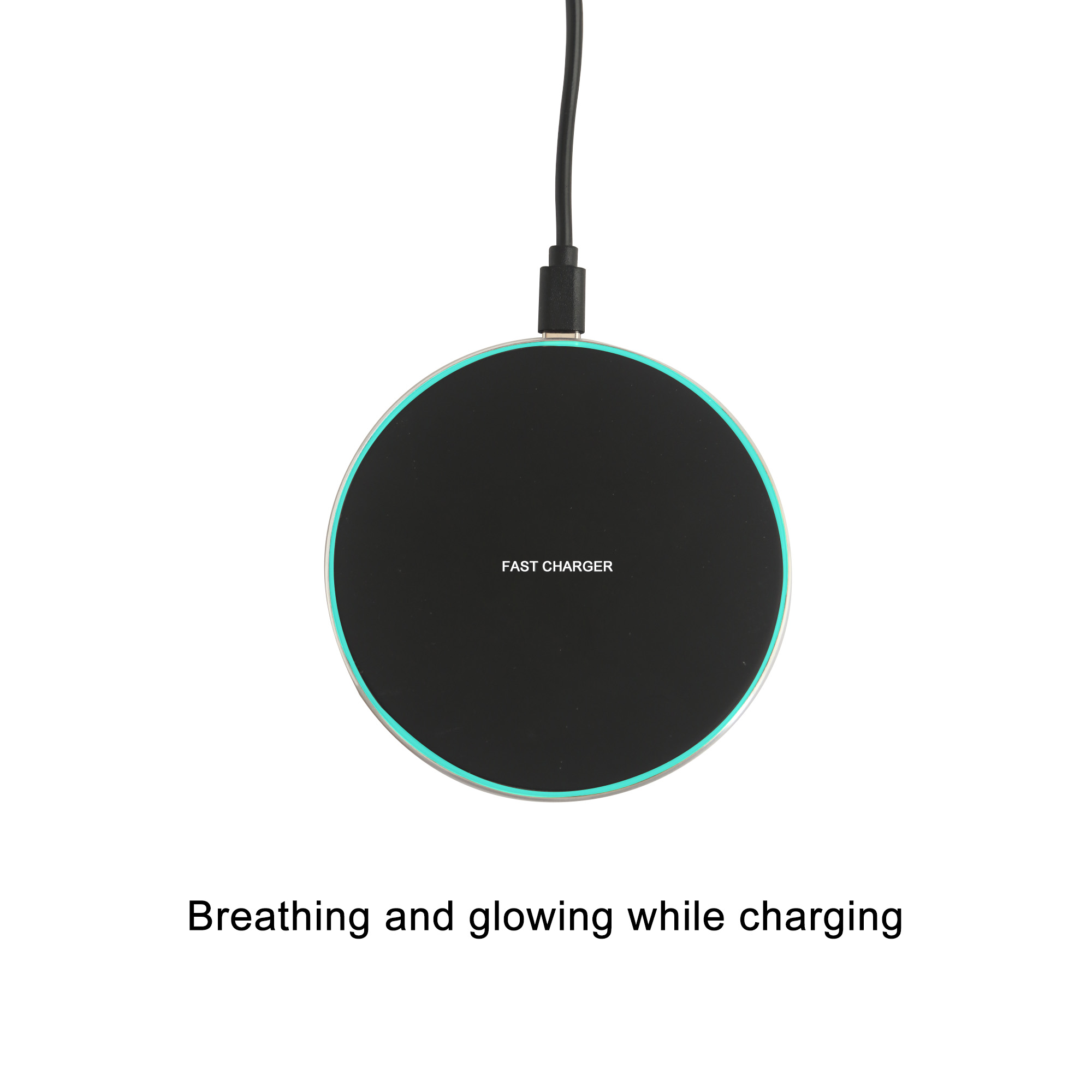 Round Luminous Fast Wireless Charger - Image 4