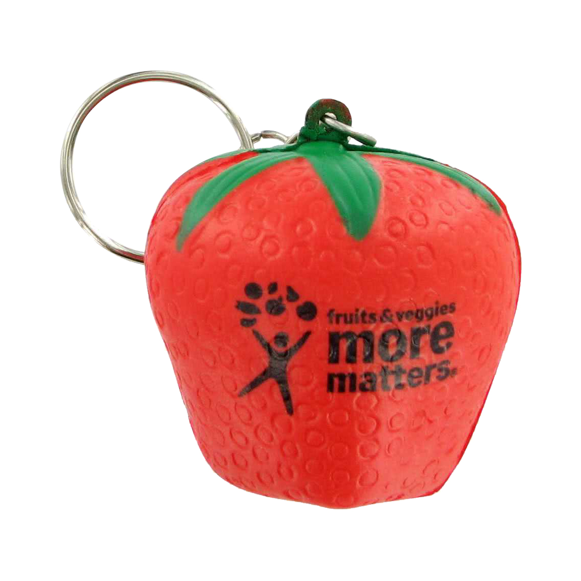 Keyring with Strawberry Stress Reliever - Image 3