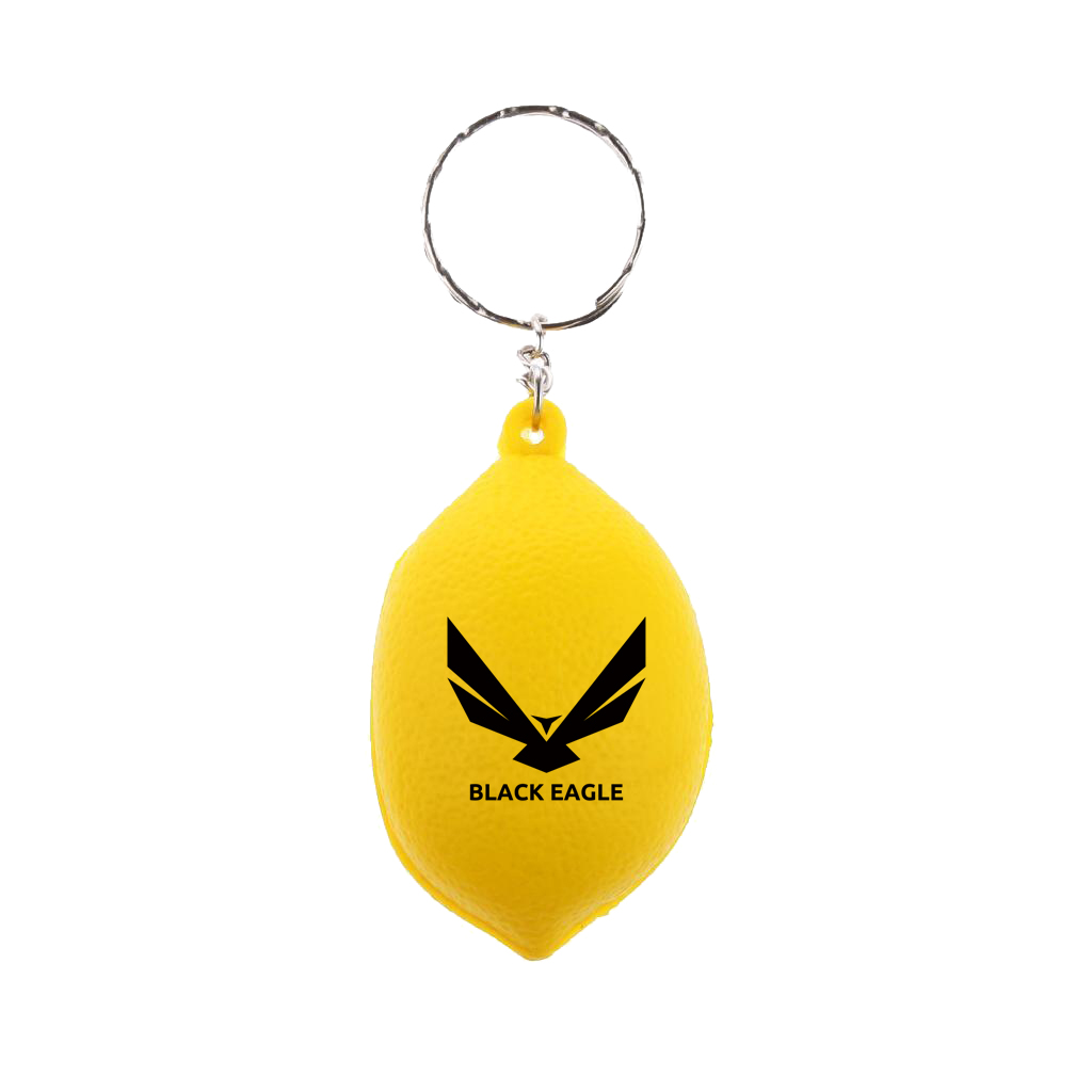 Keyring with Lemon Stress Reliever - Image 3