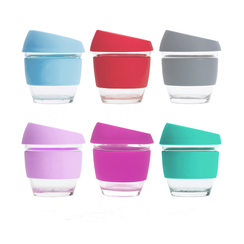 8 OZ Reusable Glass Coffee Cup - Image 10