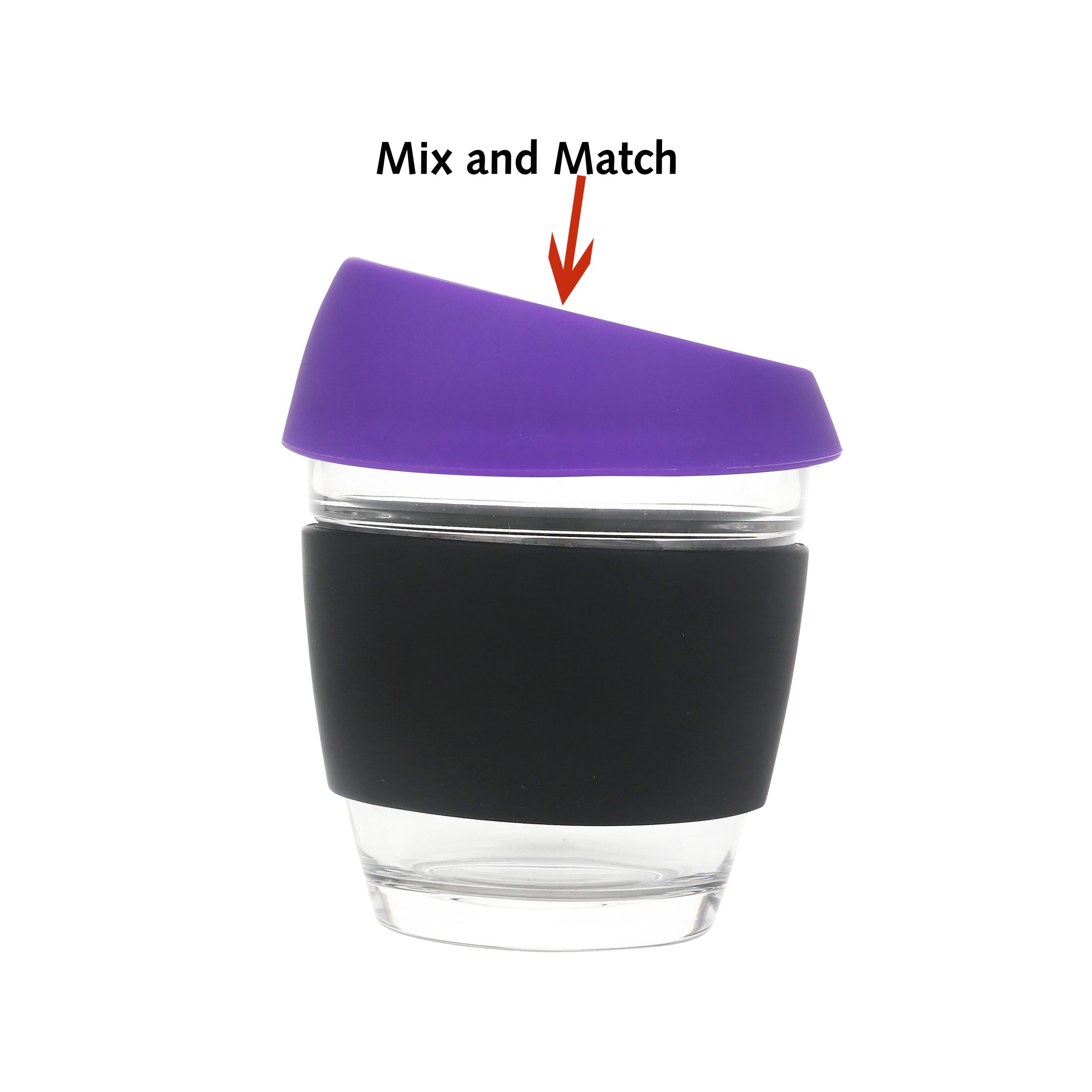 8 OZ Reusable Glass Coffee Cup - Image 14