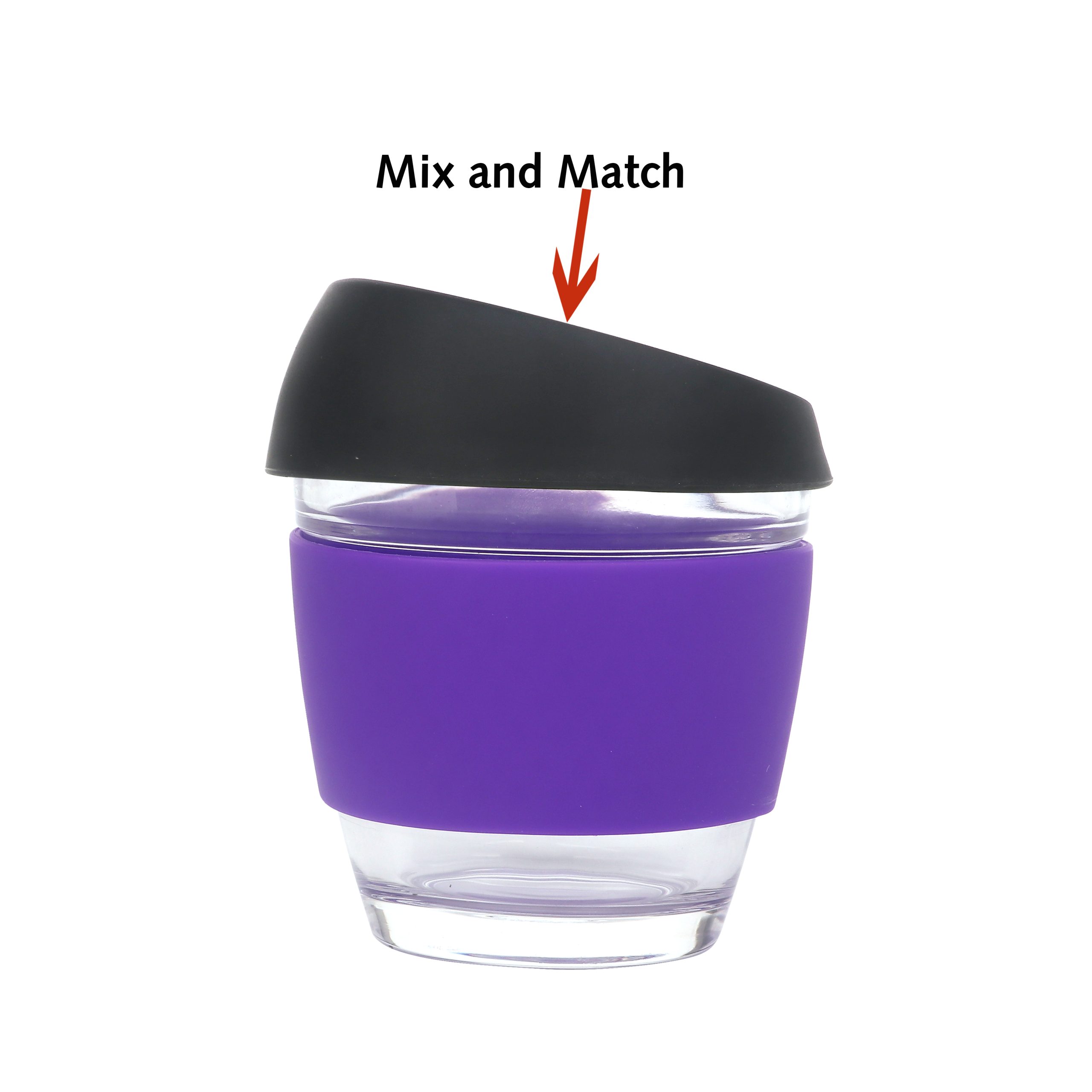 8 OZ Reusable Glass Coffee Cup - Image 15