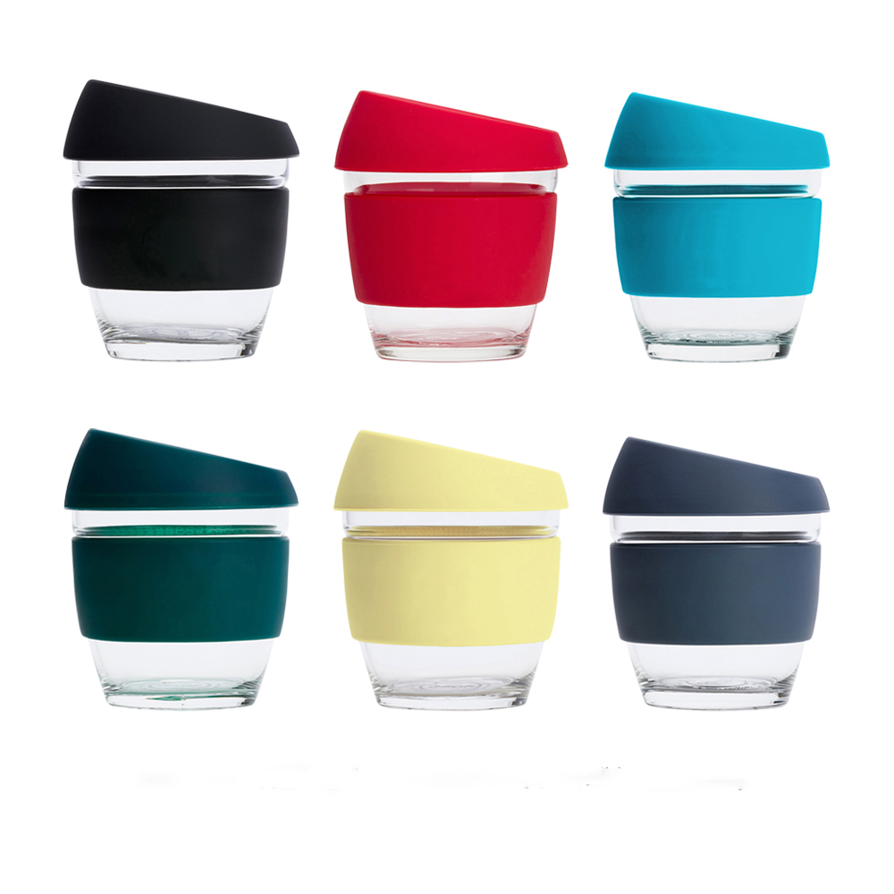 8 OZ Reusable Glass Coffee Cup - Image 11