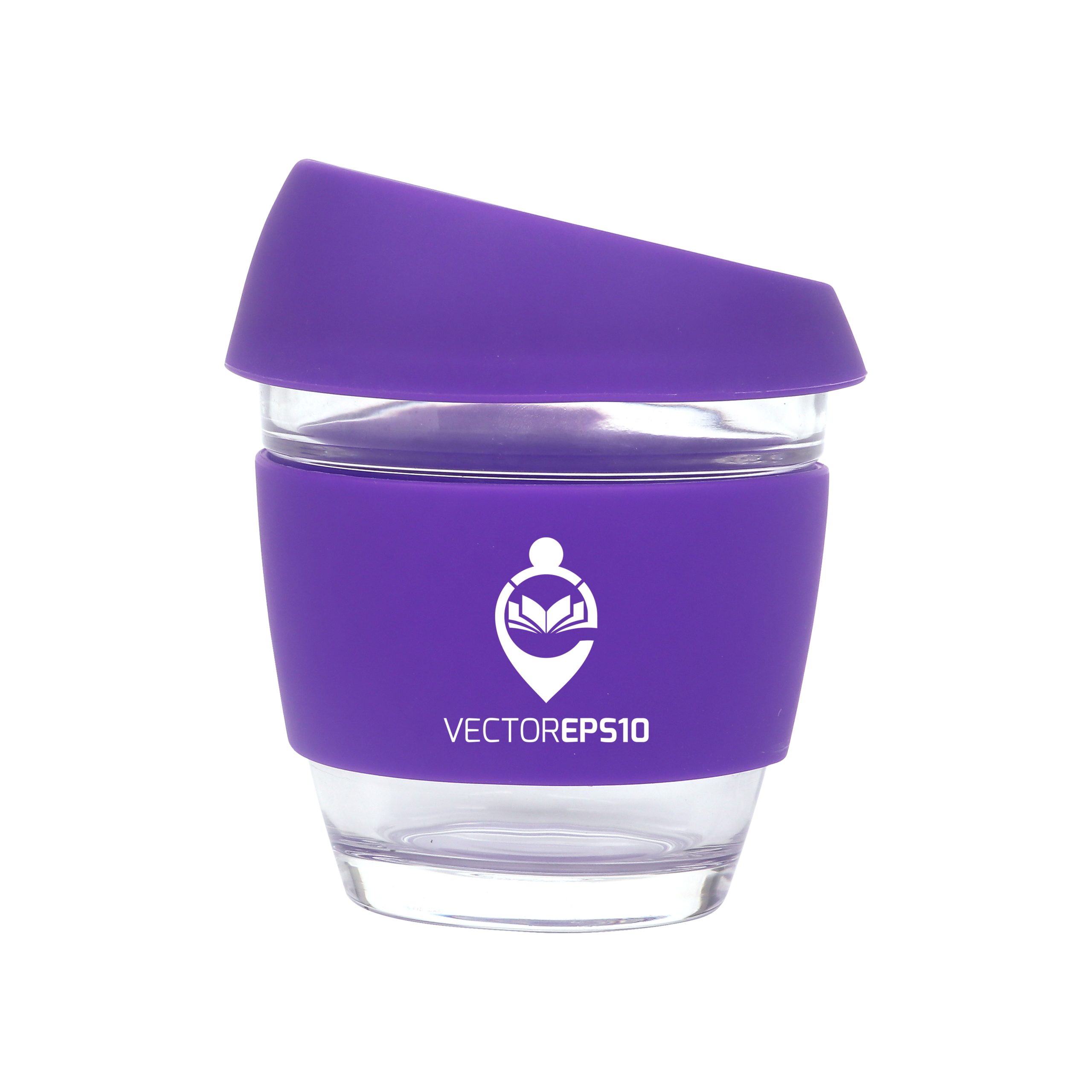 8 OZ Reusable Glass Coffee Cup - Image 13