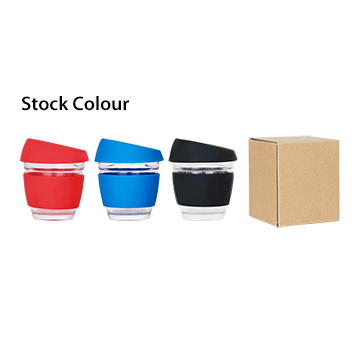 8 OZ Reusable Glass Coffee Cup - Image 17