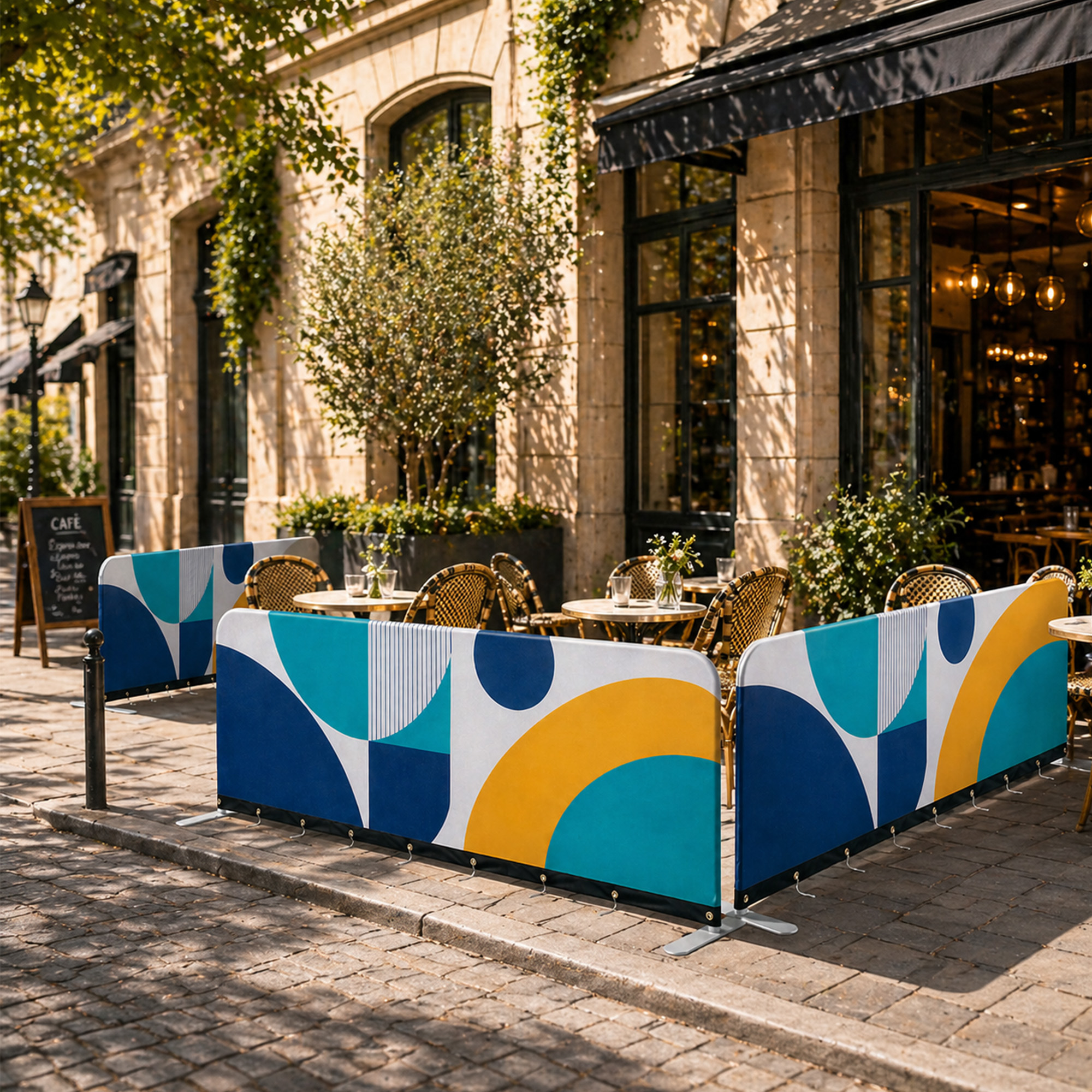 Sidewalk Cafe Barrier (81x201cm) - Image 9