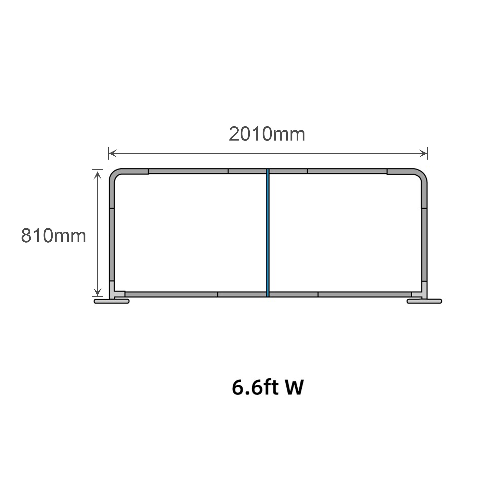 Sidewalk Cafe Barrier (81x201cm) - Image 3