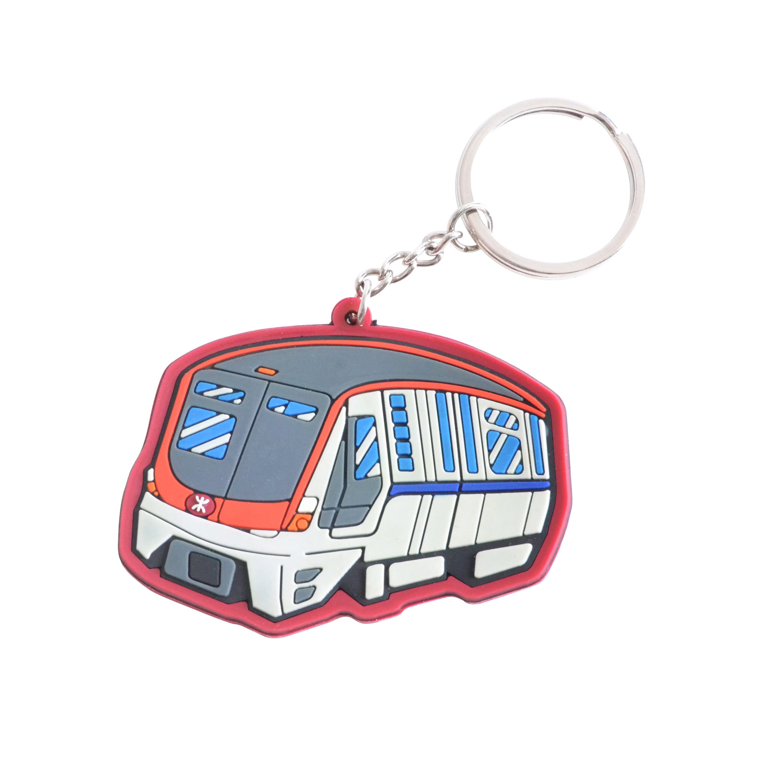 Custom Shape PVC Keyring - Image 3