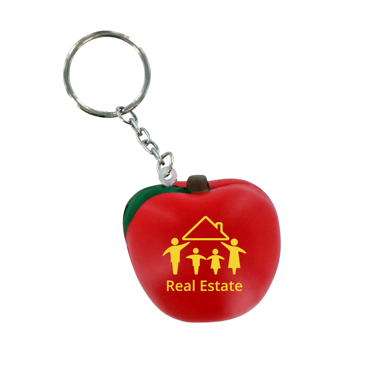 Keyring with Apple Stress Reliever - Image 5