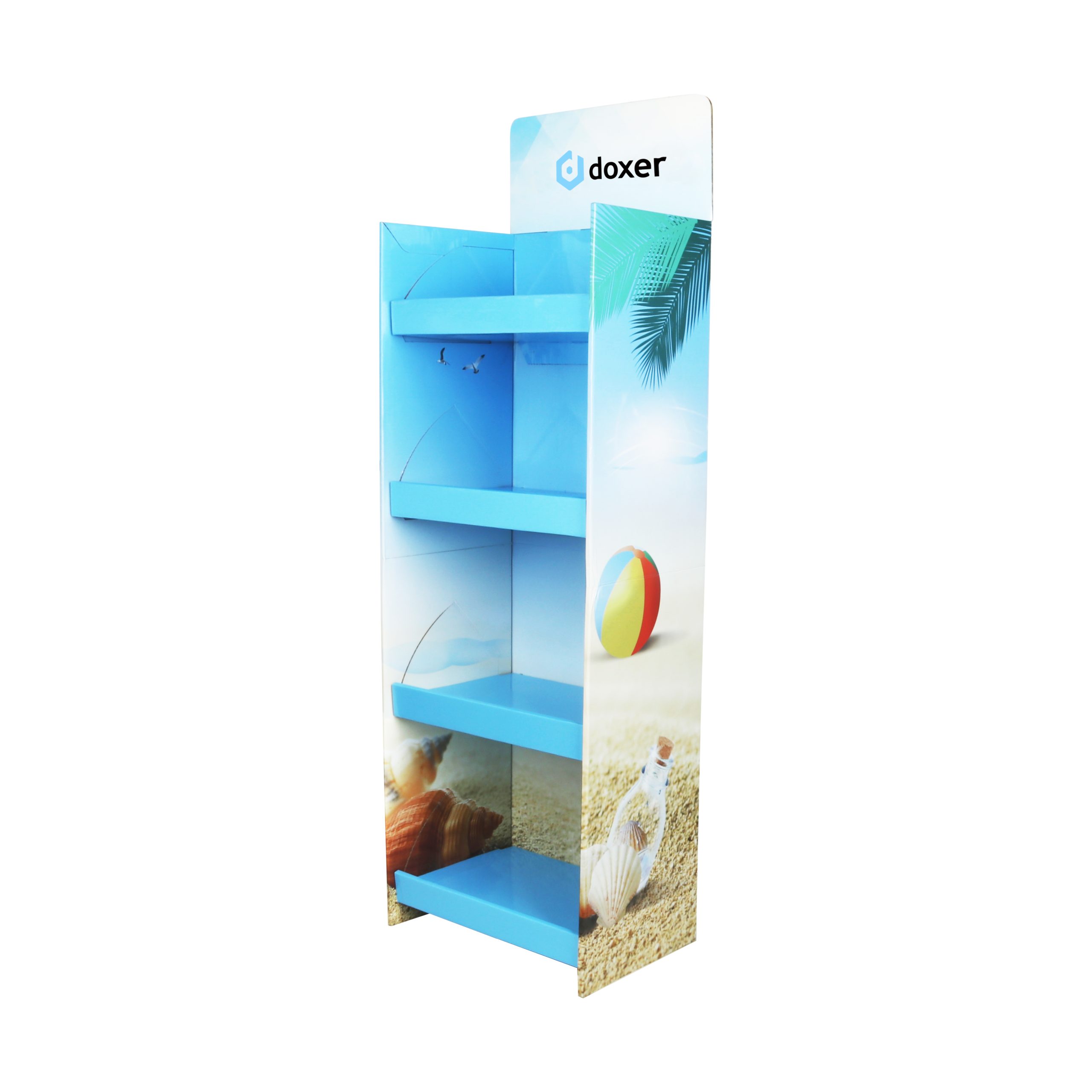 Quick Assembly Premium Cardboard Floor Display without Base - Image 2
