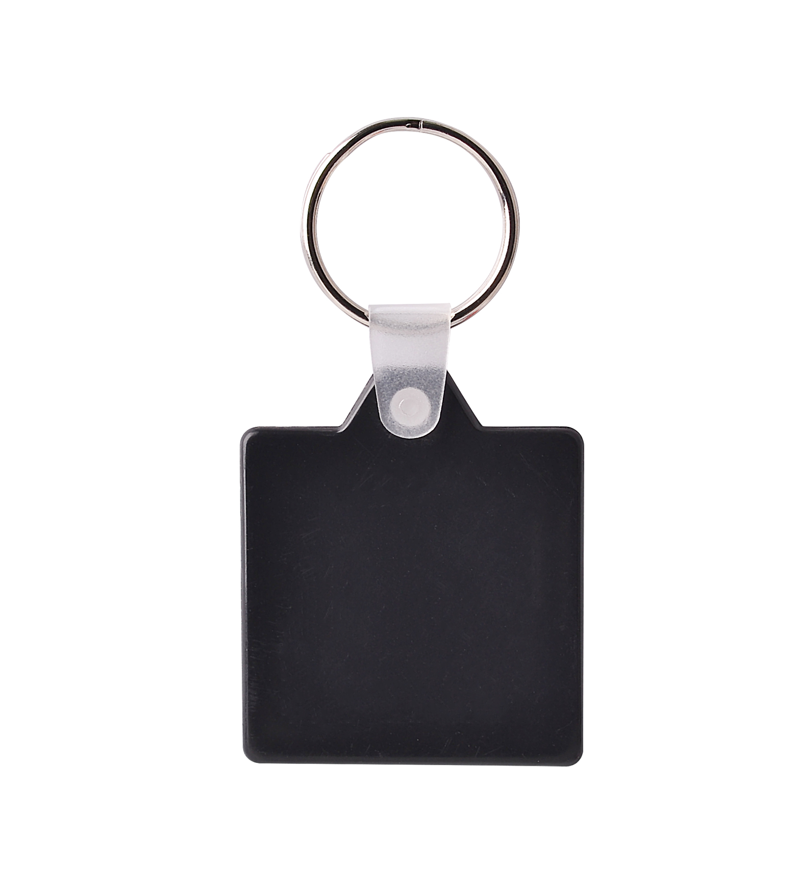 Square Hard Plastic Keyring - Image 2