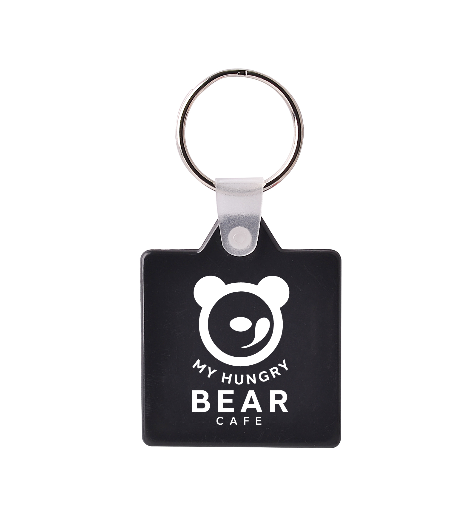 Square Hard Plastic Keyring - Image 9