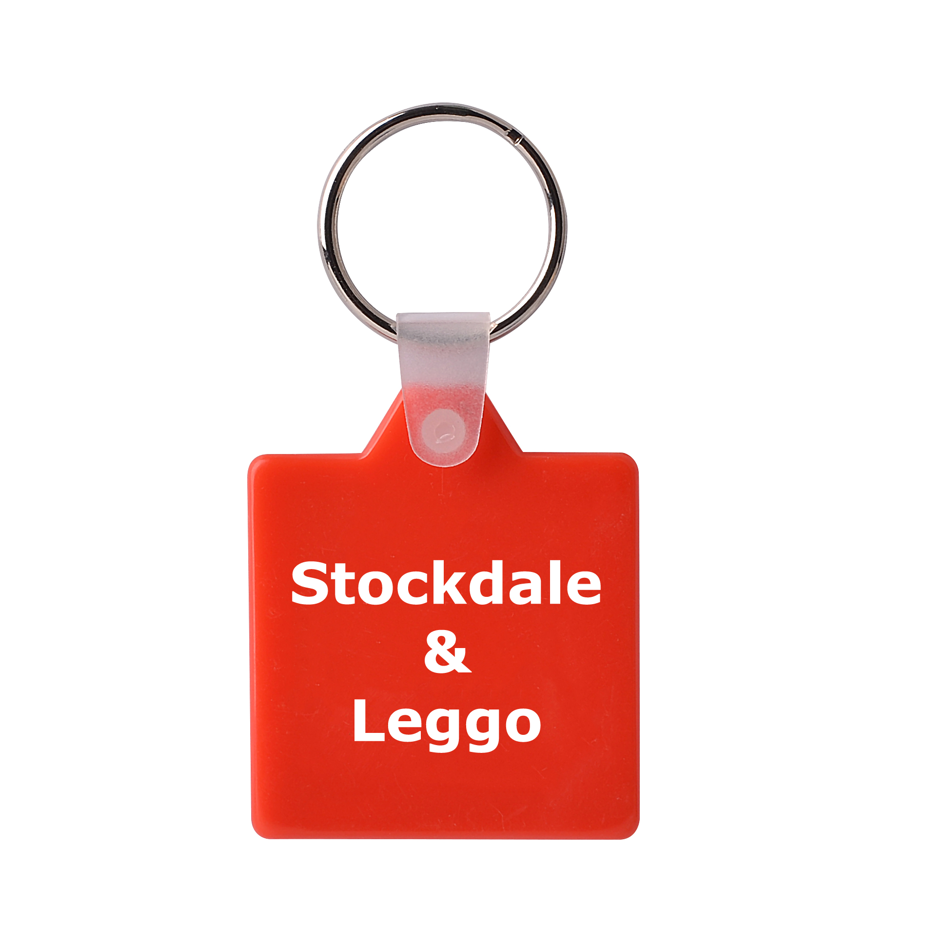 Square Hard Plastic Keyring - Image 7