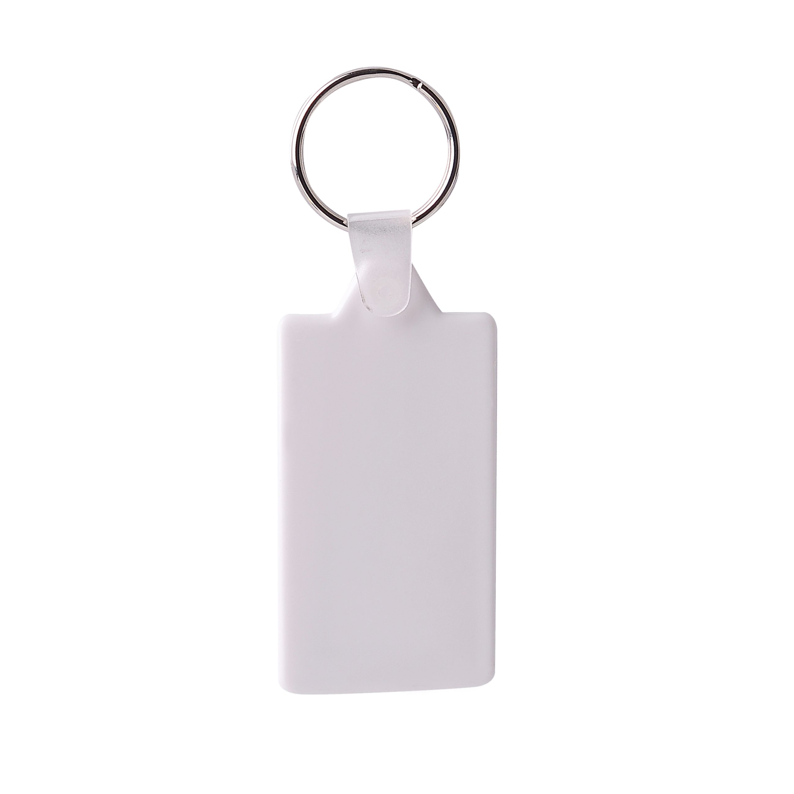 Rectangular Hard Plastic Keyring - Image 5