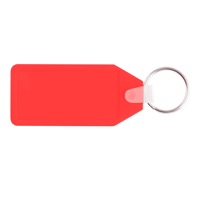 Long Hexagon Hard Plastic Keyring - Image 3