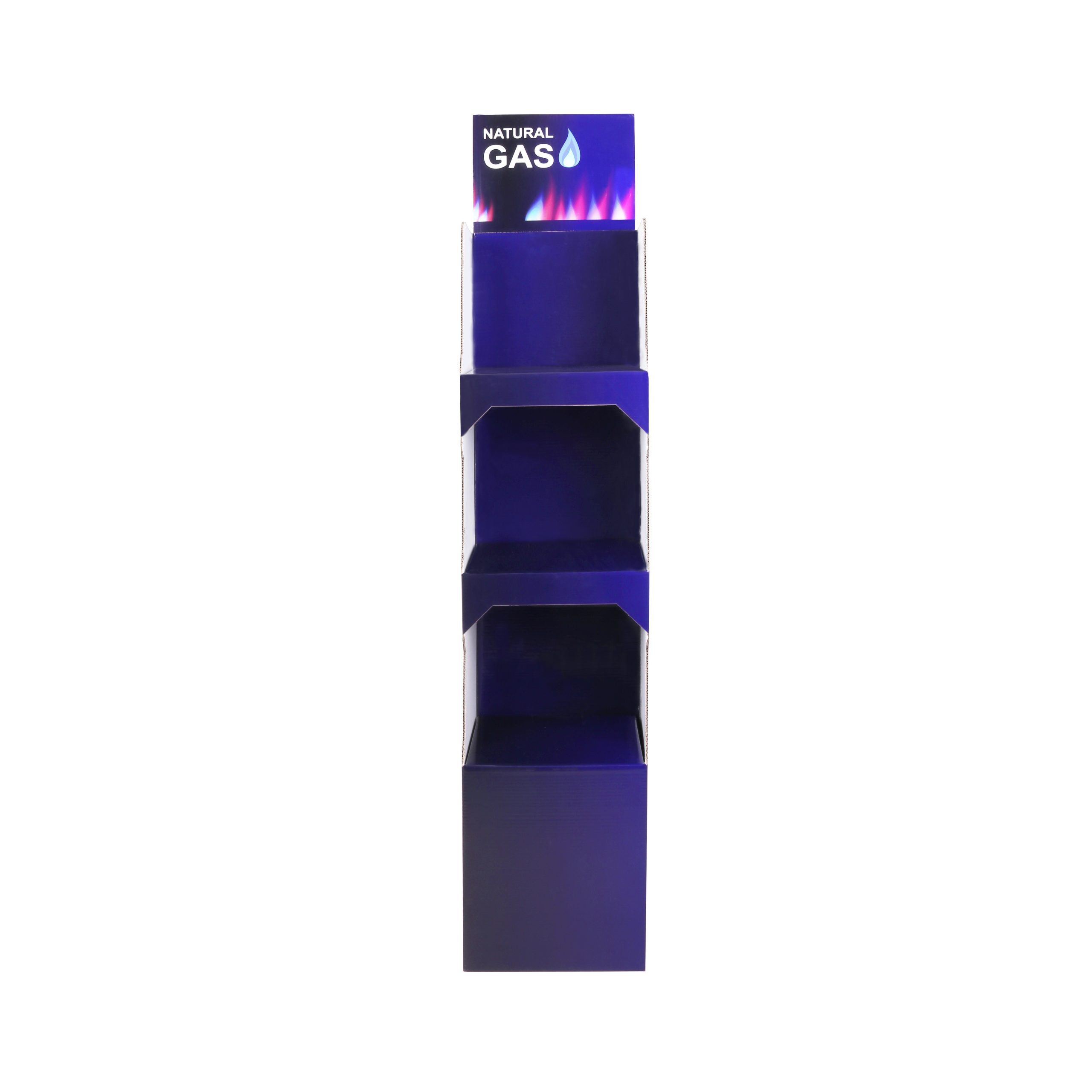 Self Assembly 3 Tier Cardboard Floor Display - Image 2