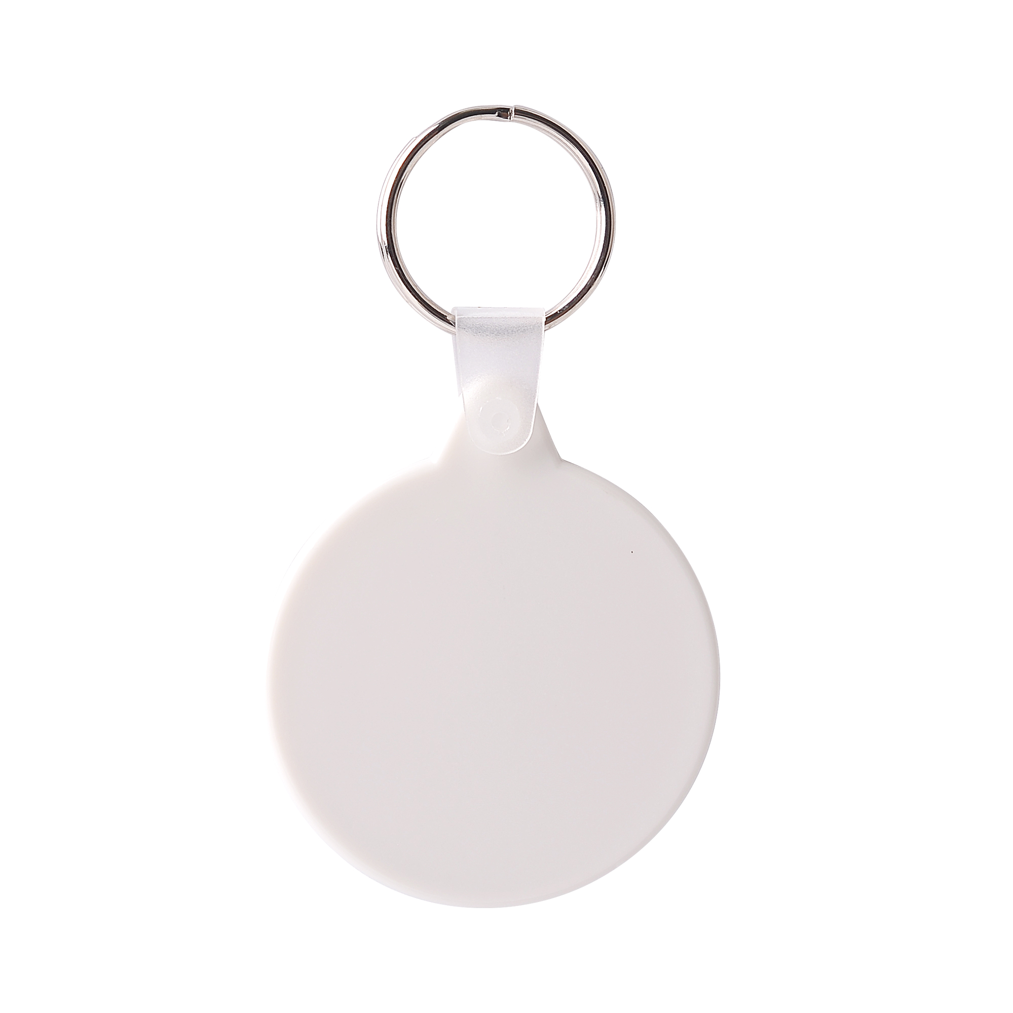 Round Hard Plastic Keyring - Image 3