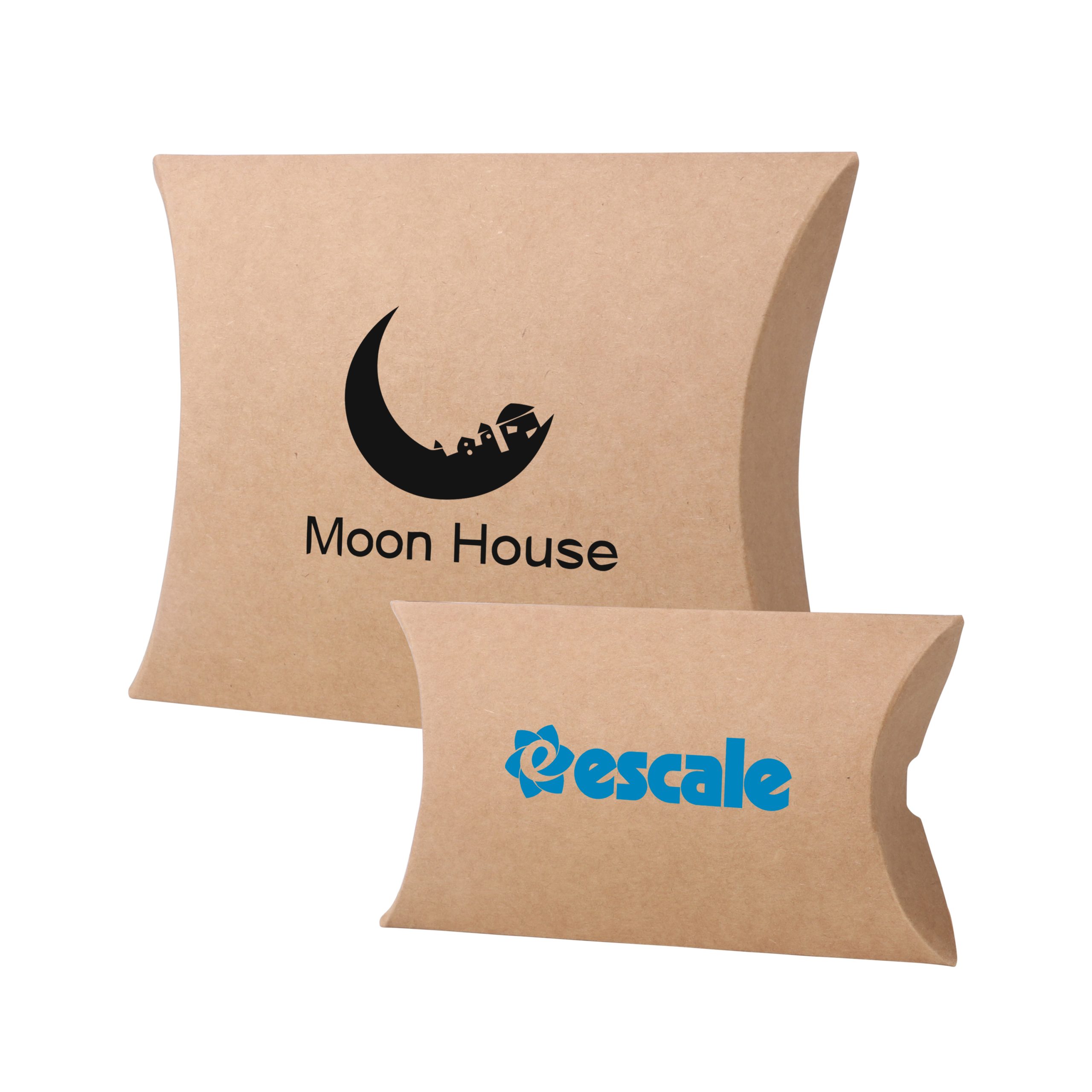 Small Brown Kraft Pillow Box(125 x 75 x 30mm) - Image 5
