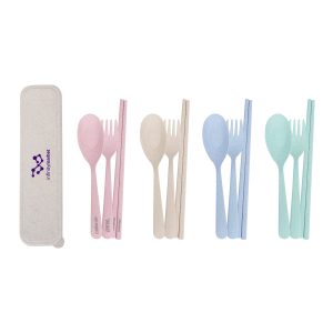 3 pieces Portable Utensils Set