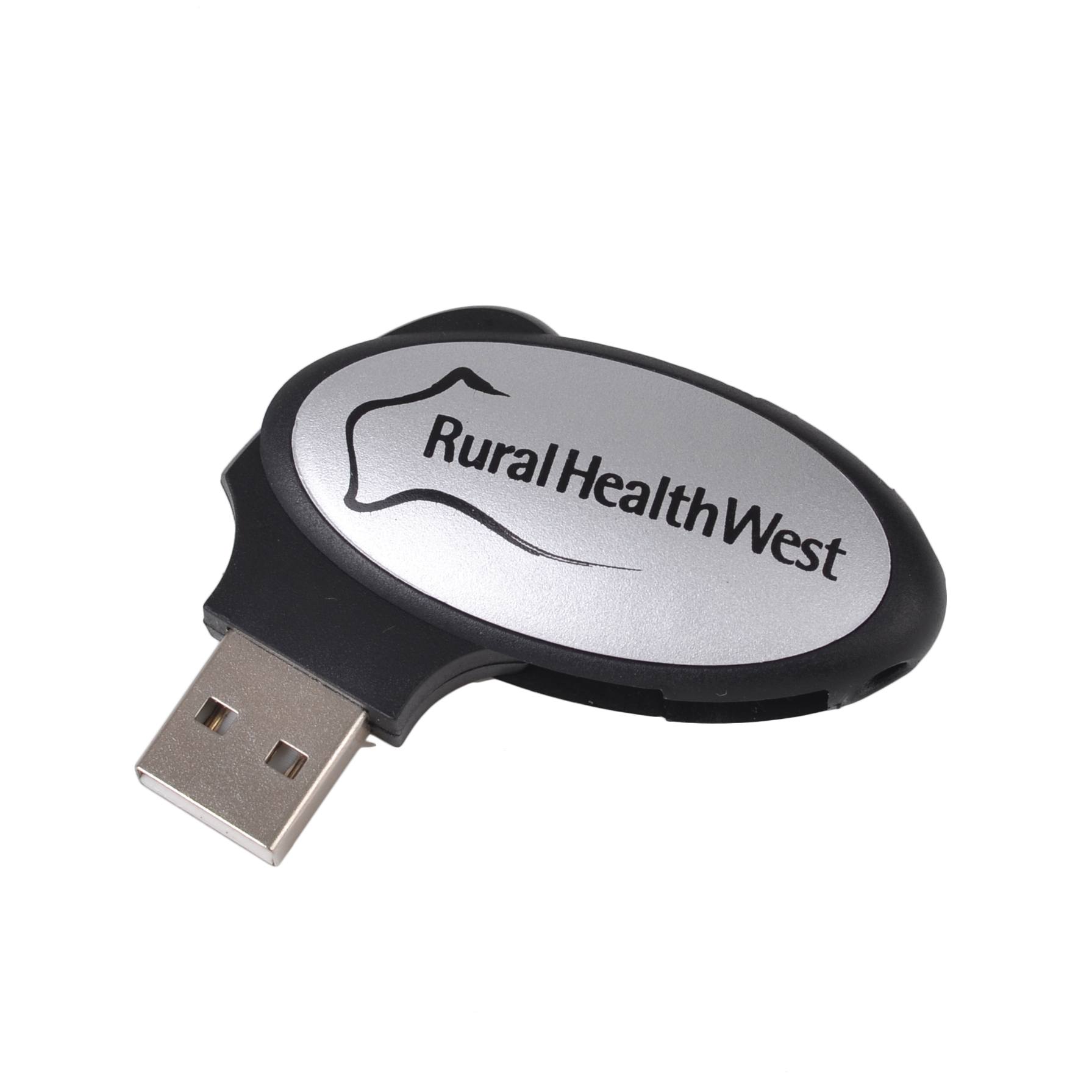 Oval Swivel Flash Drive - Image 6