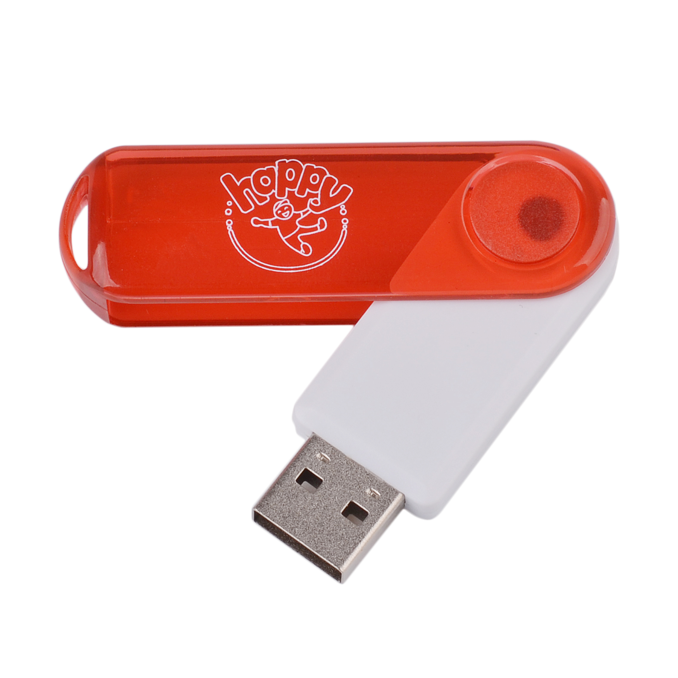Transparent Swivel Flash Drive - Image 8