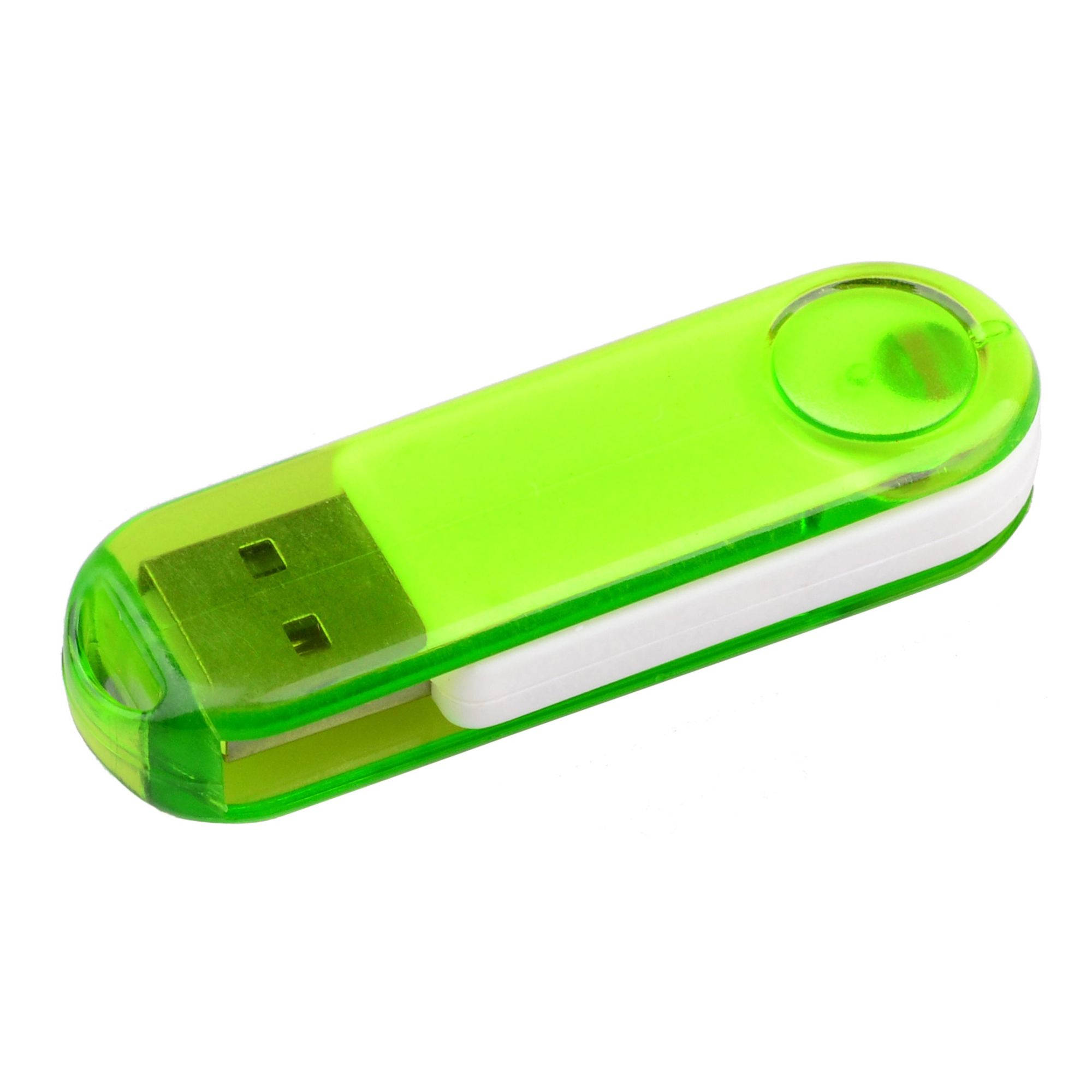 Transparent Swivel Flash Drive - Image 4