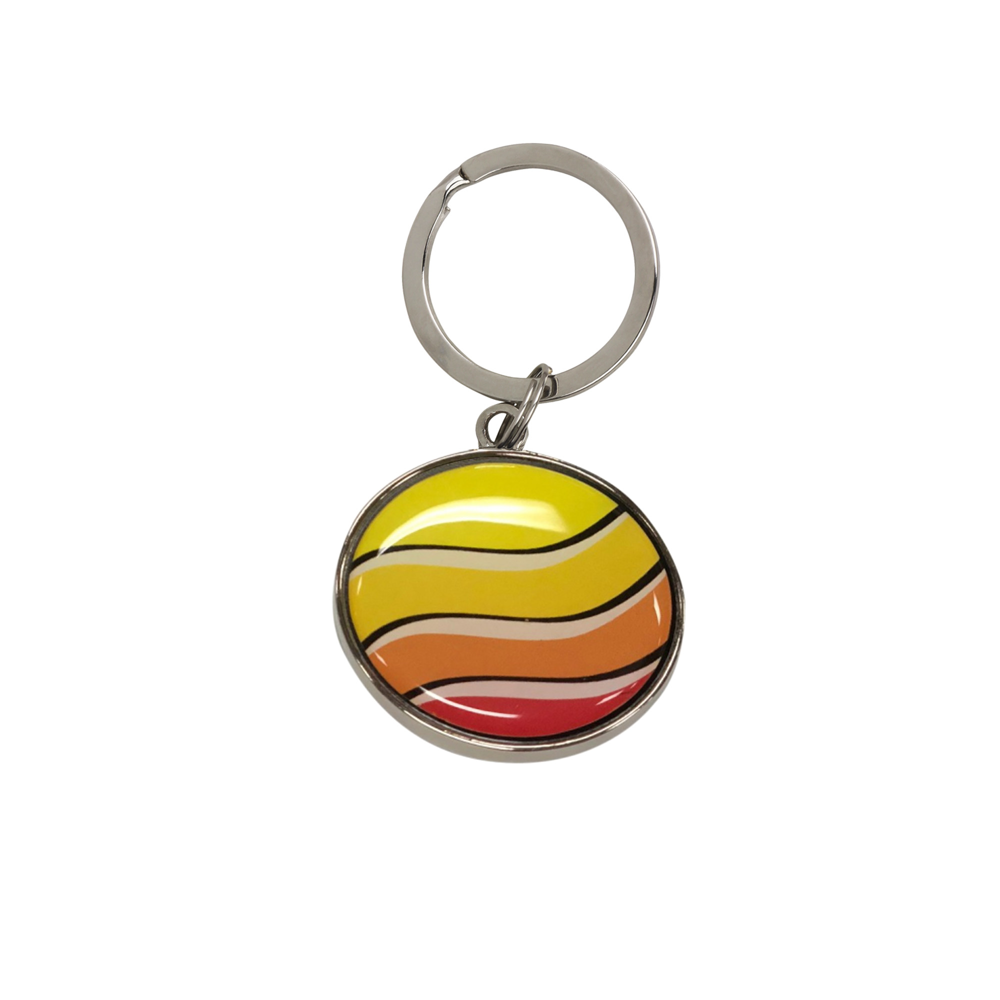 Custom Shaped Metal Epoxy Domed Keyring - Image 7