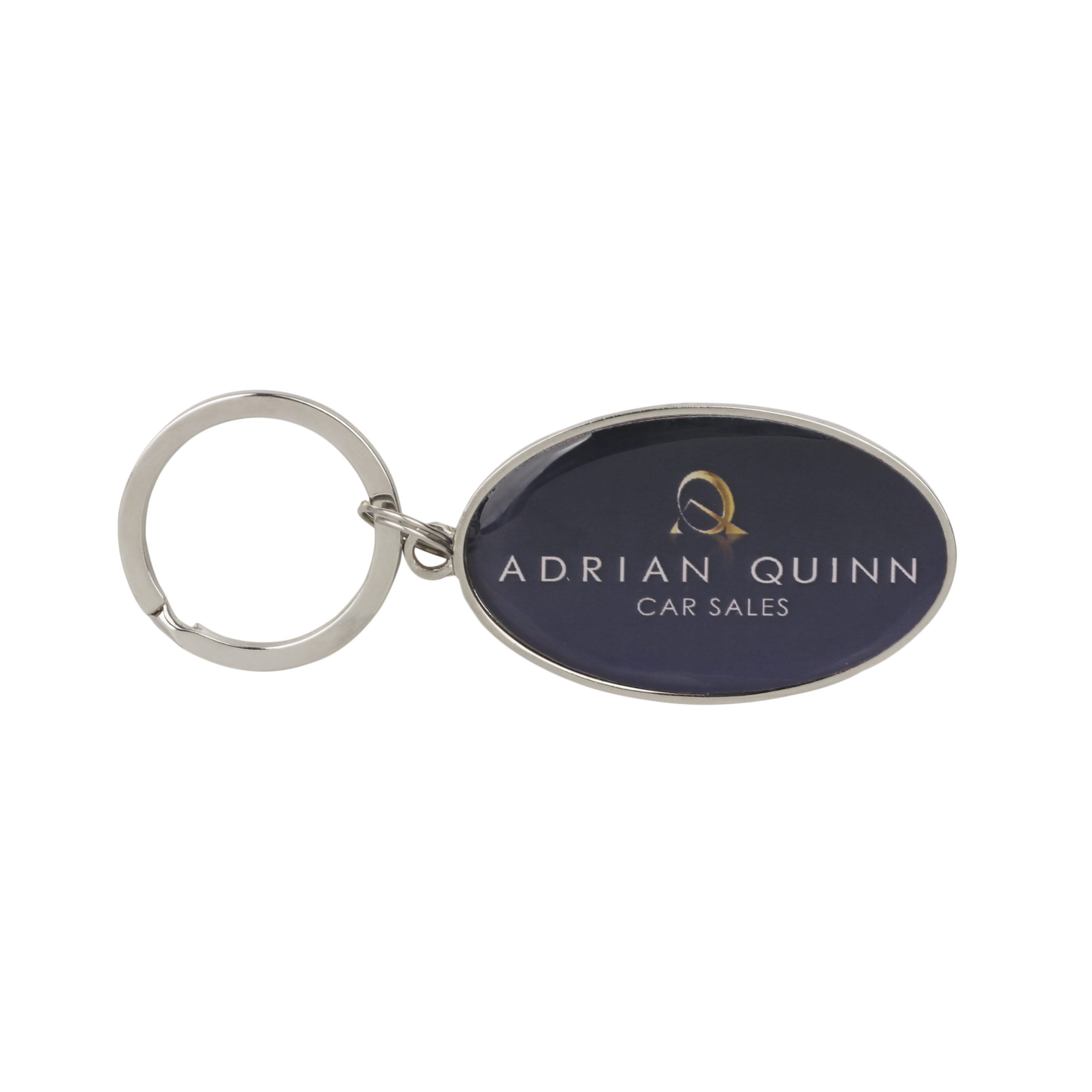 Custom Shaped Metal Epoxy Domed Keyring - Image 4