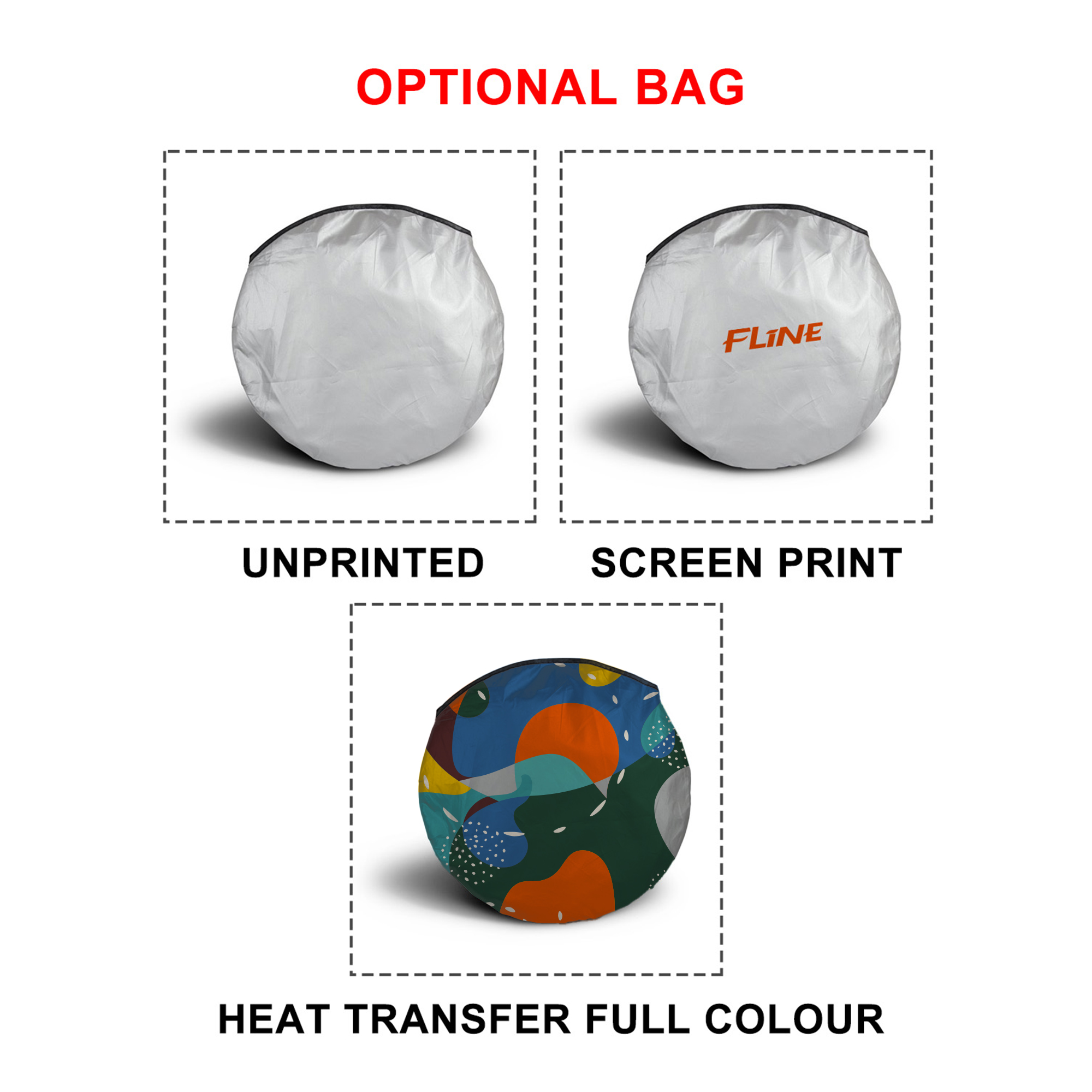 Twin Circular Reflective Car Sunshade - Image 6