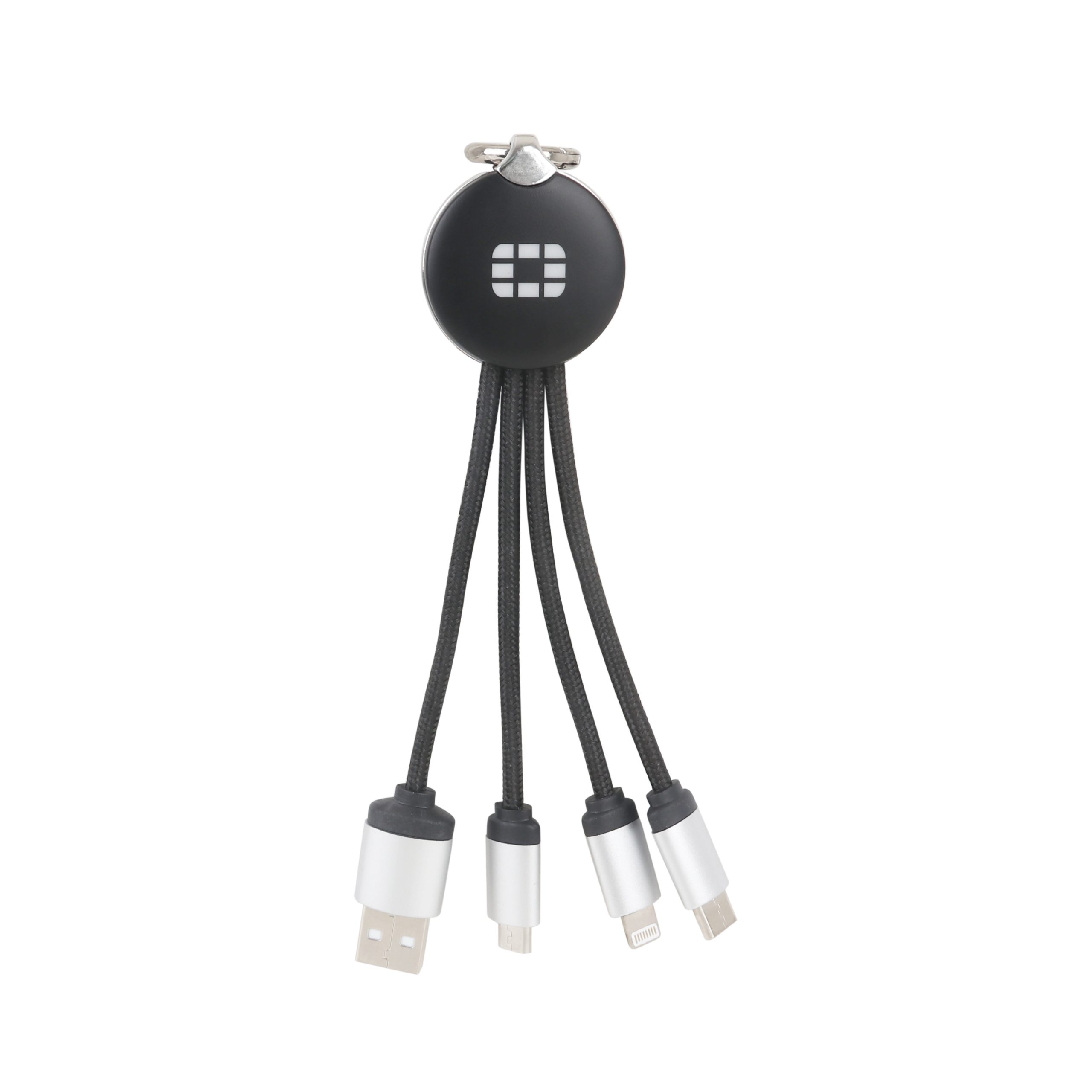 Round Shaped Light Up Charging Cable - Image 2