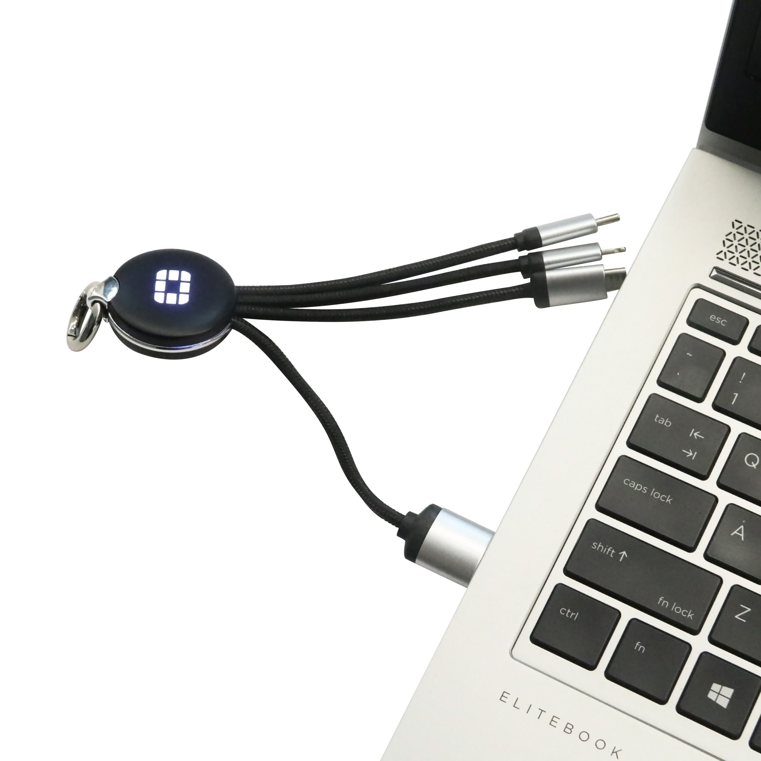 Round Shaped Light Up Charging Cable - Image 4