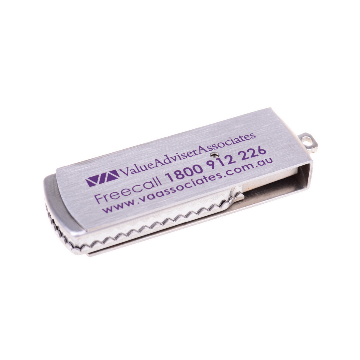 Metal Rectangular Swivel Flash Drive - Image 2