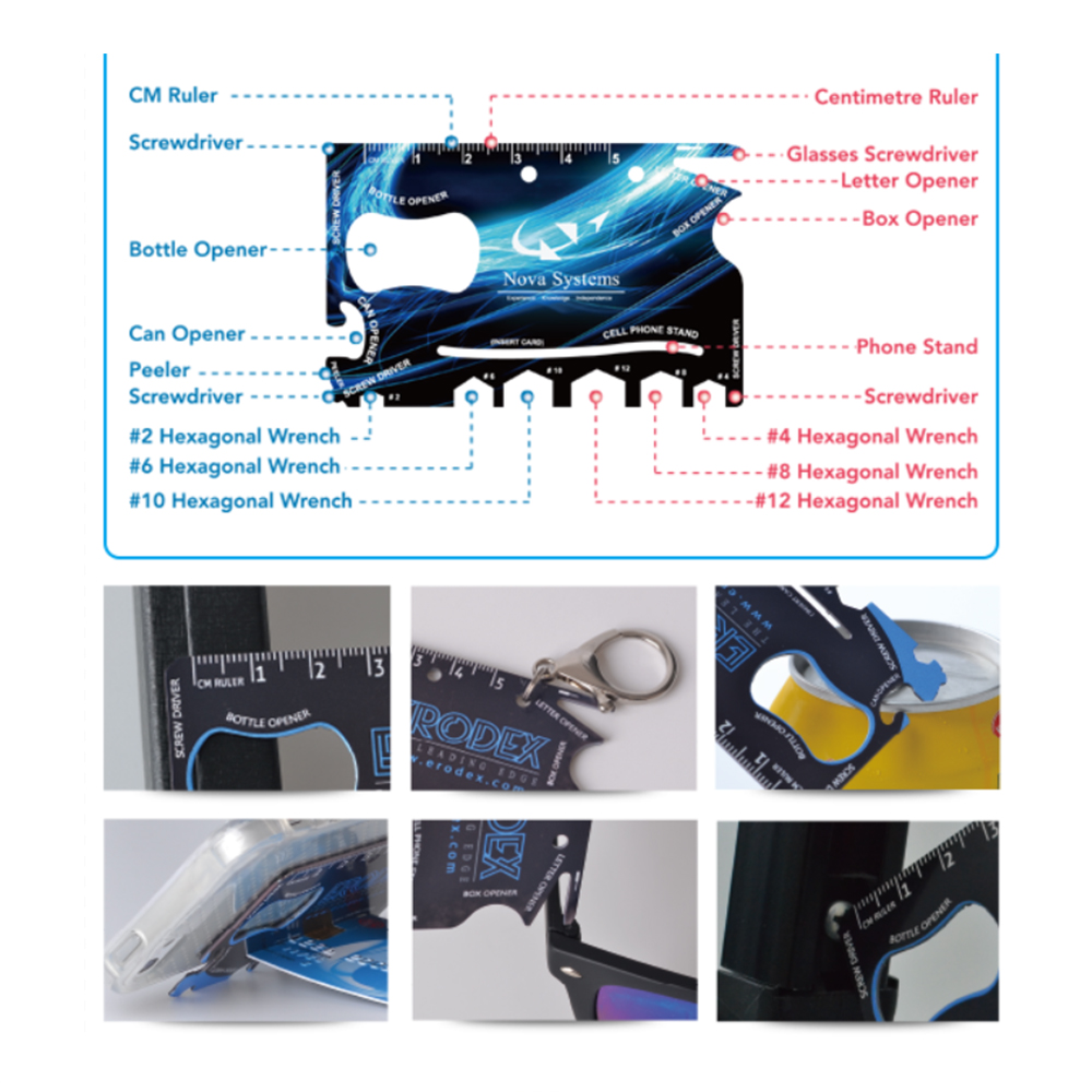 Full color print Card- sized Multi-tool - Image 10
